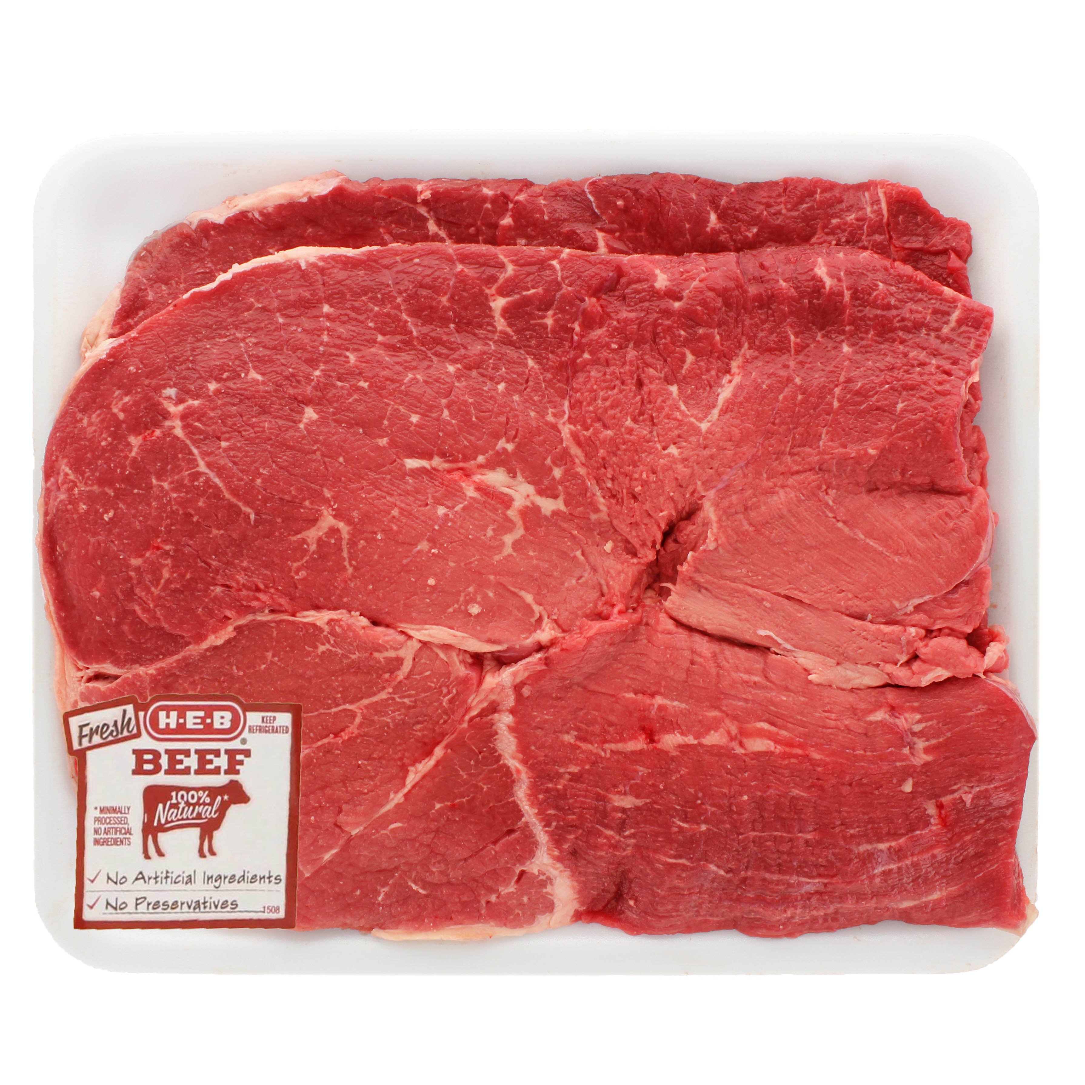 H E B Beef Round Steak Value Pack Usda Select Shop Beef At H E B 