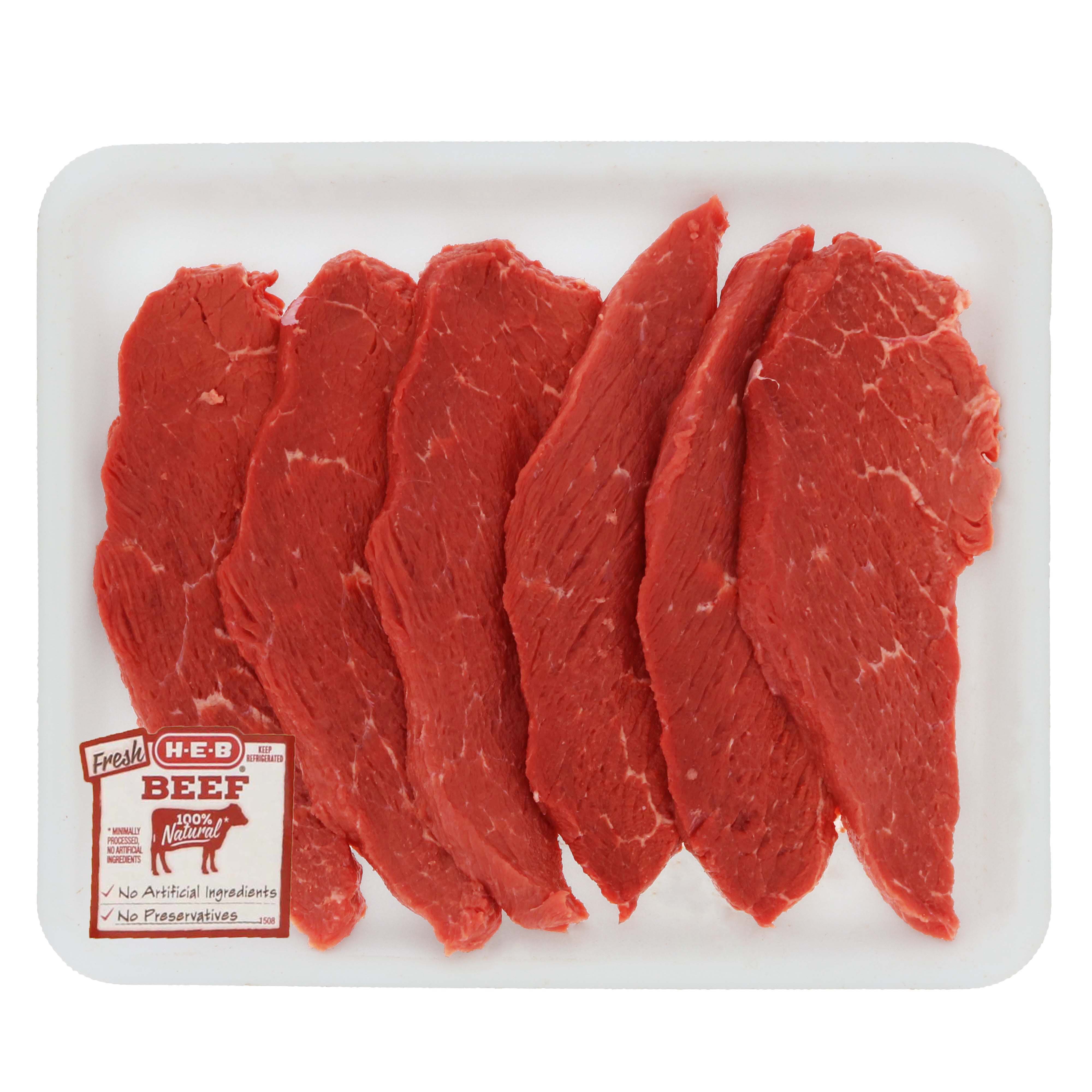 HEB Beef Round Tip Steak Value Pack, USDA Select Shop Beef at HEB