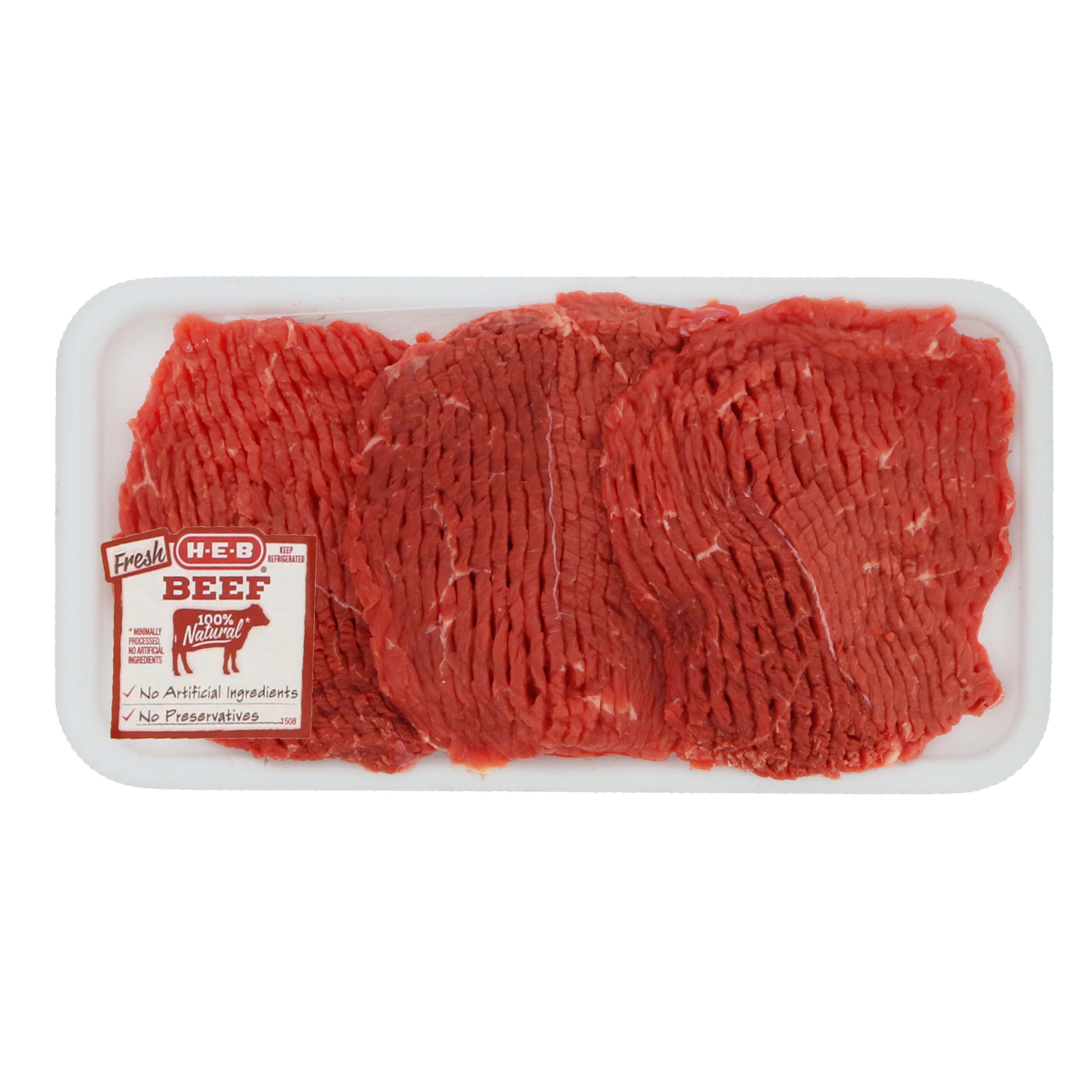 H-E-B Beef Round Tip Steak Tenderized, USDA Select - Shop Beef At H-E-B