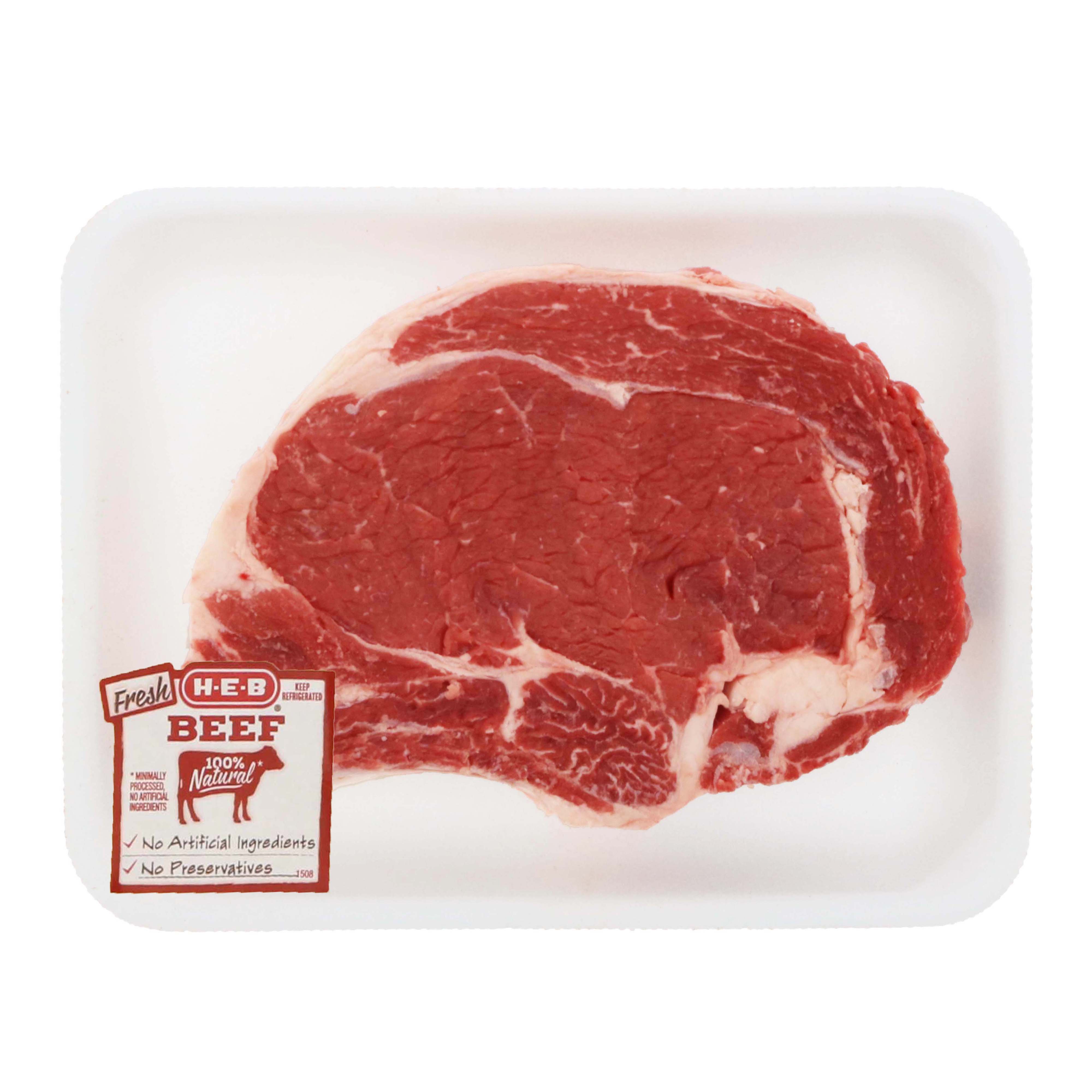 H E B Beef Ribeye Steak Bone In Thick Usda Select Shop Beef At H E B