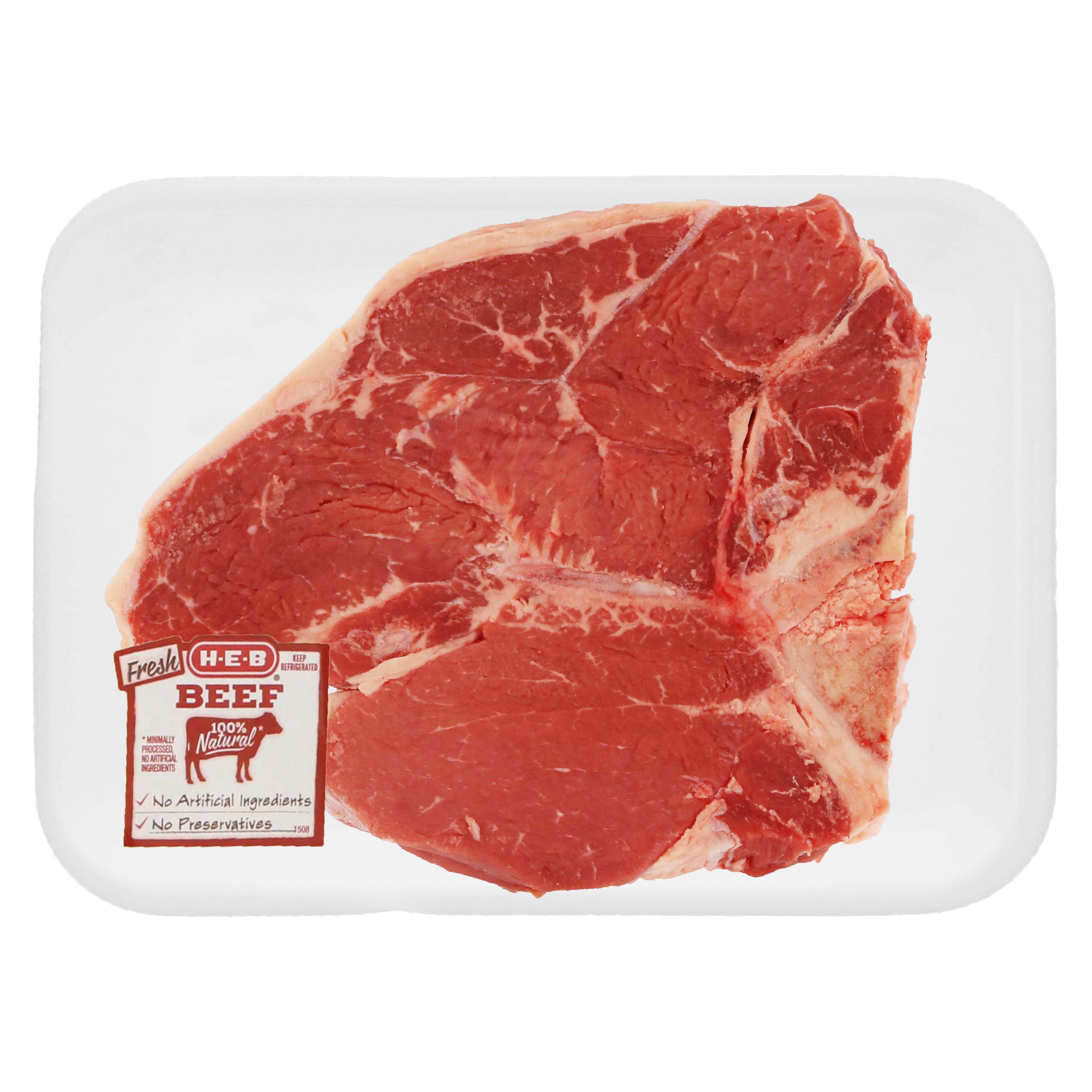 HEB Beef Porterhouse Steak Thick Value Pack, USDA Select Shop Beef at HEB