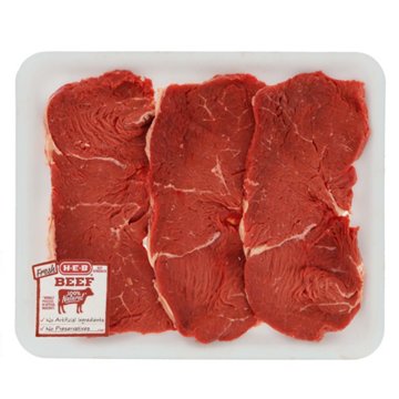 H-E-B Beef Top Sirloin Steak Center Cut Value Pack, USDA Select, Avg. 2.31 lbs
