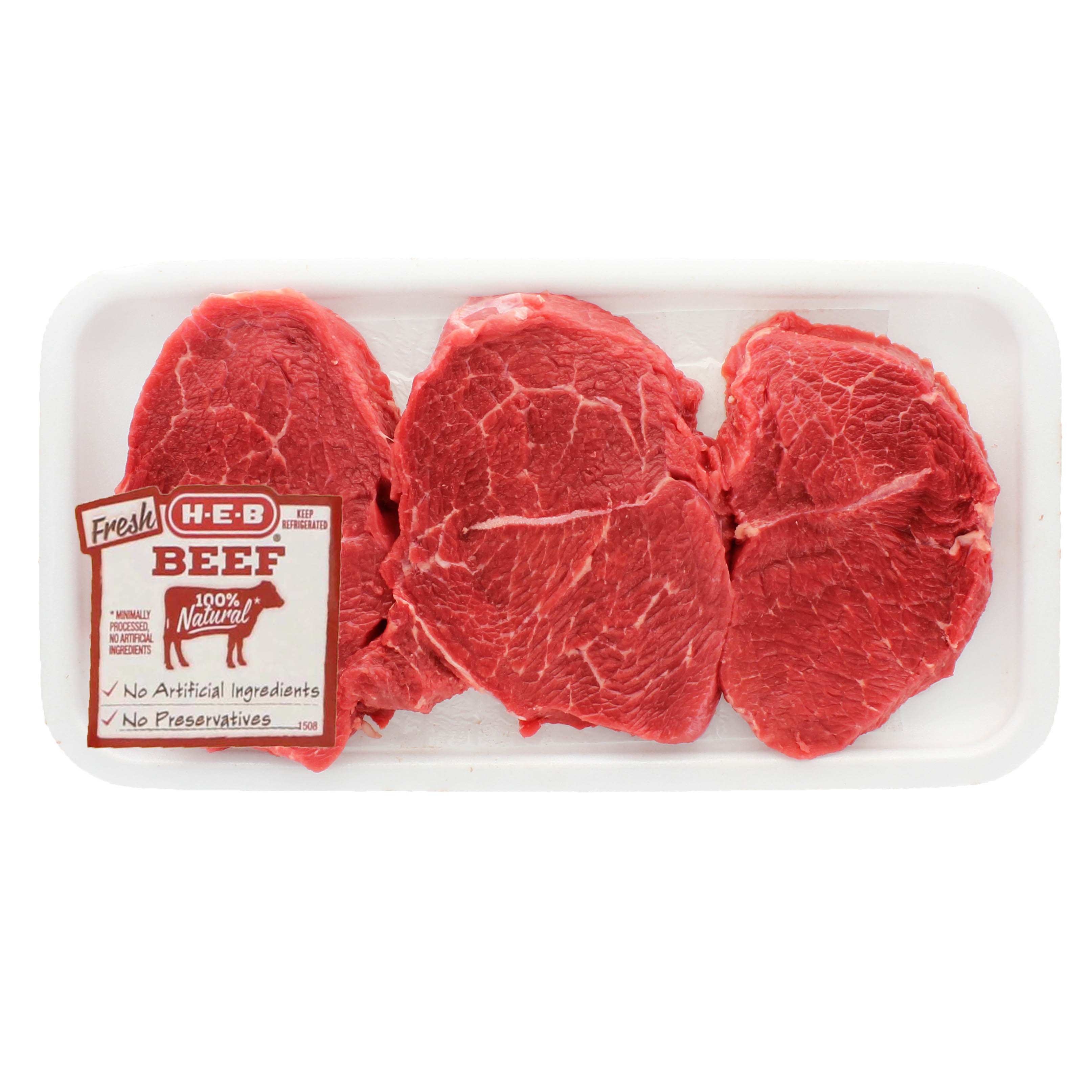 H-E-B Beef Mock Tender Steak, USDA Select - Shop Beef at H-E-B
