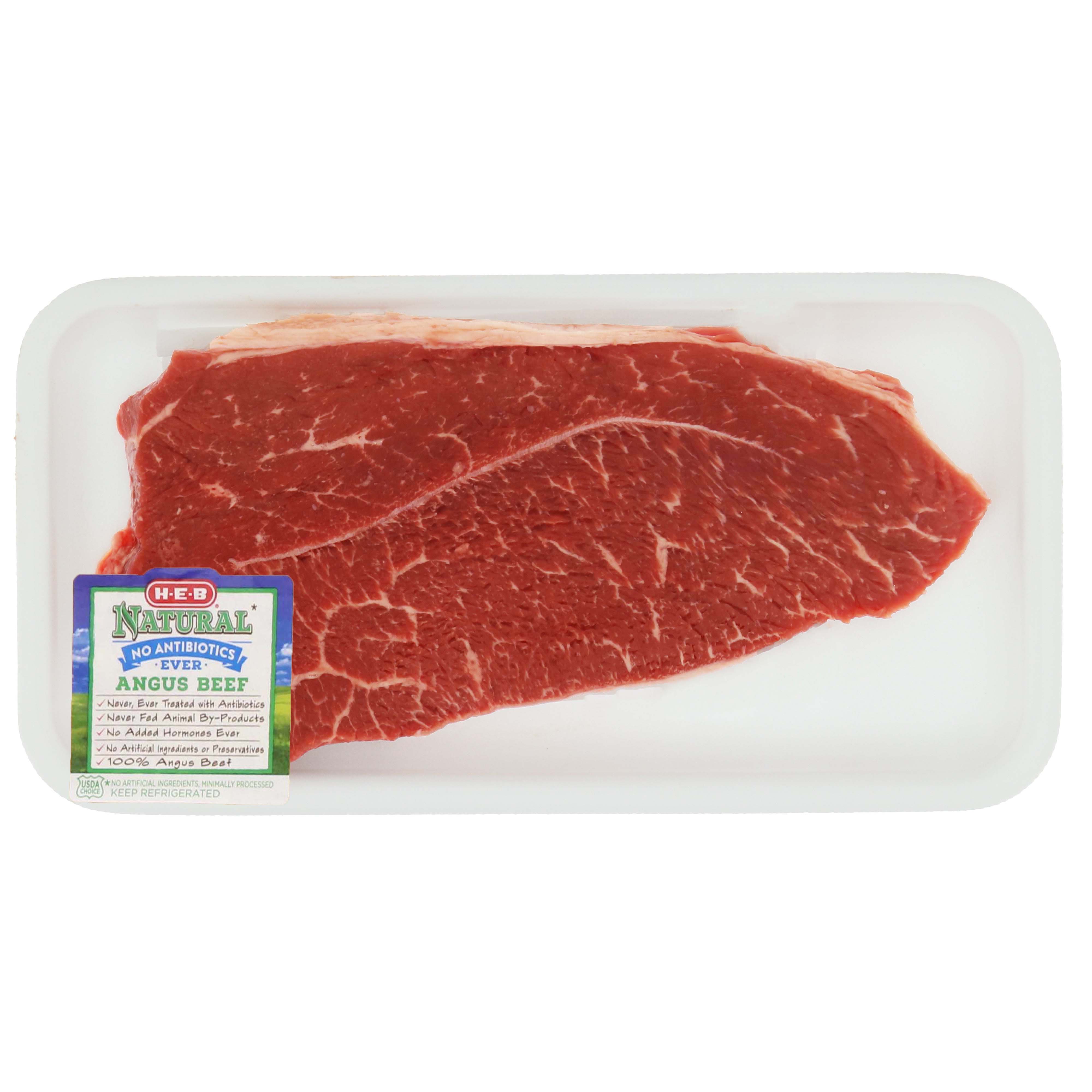HEB Natural Beef Shoulder Steak Boneless, USDA Choice Shop Beef at