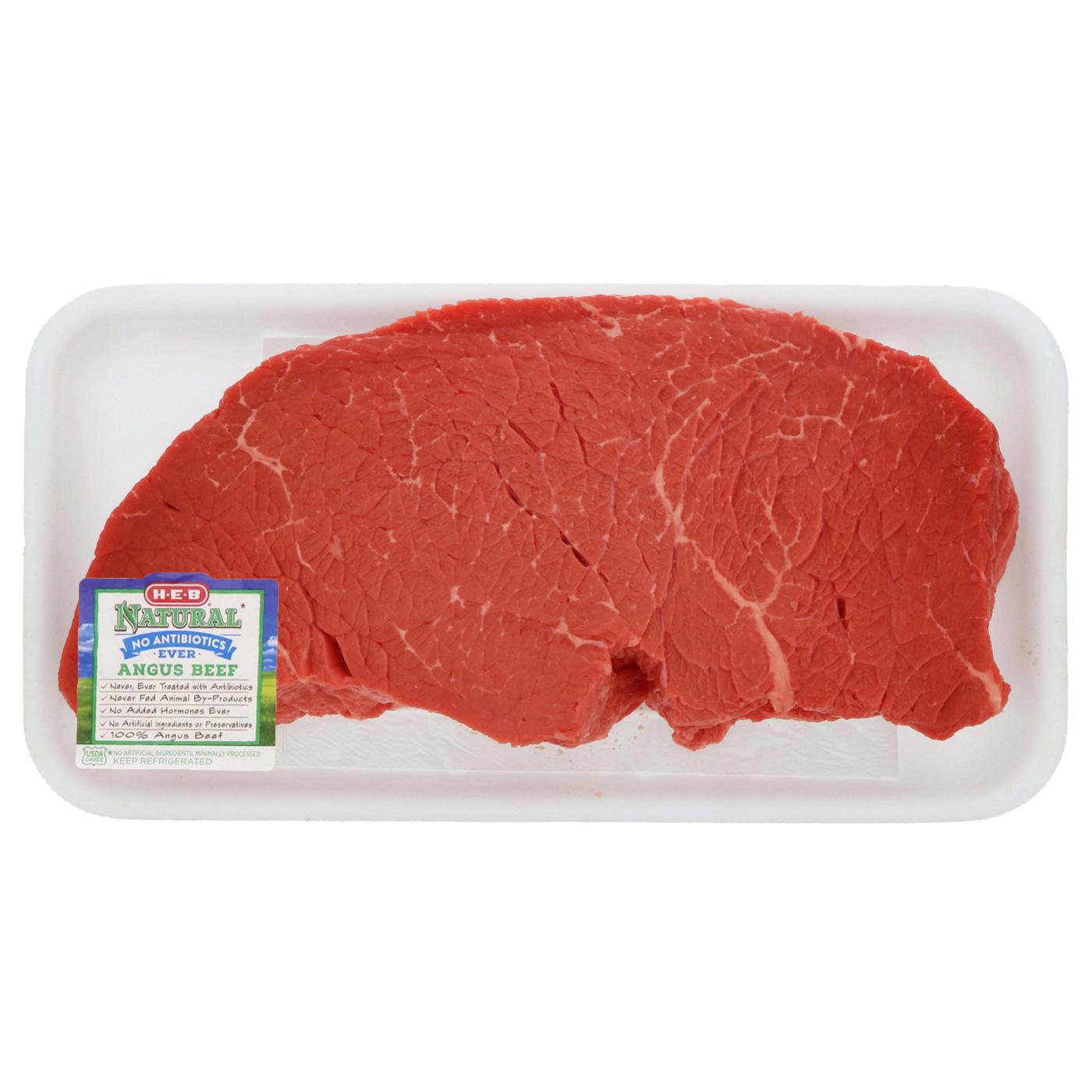 H-E-B Natural Beef Top Round London Broil, USDA Choice; image 1 of 2