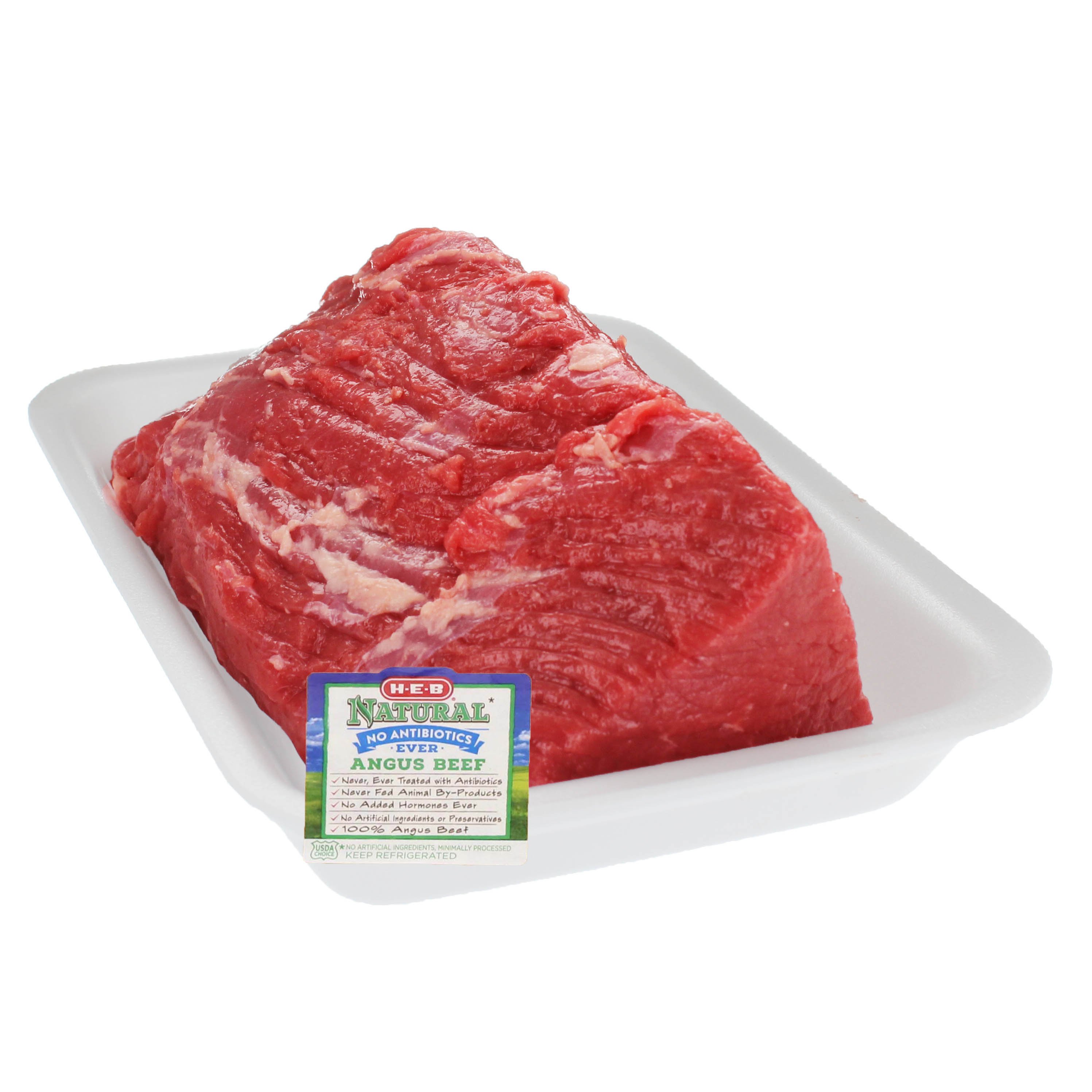 HEB Natural Beef Top Round Roast, USDA Choice Shop Meat at HEB