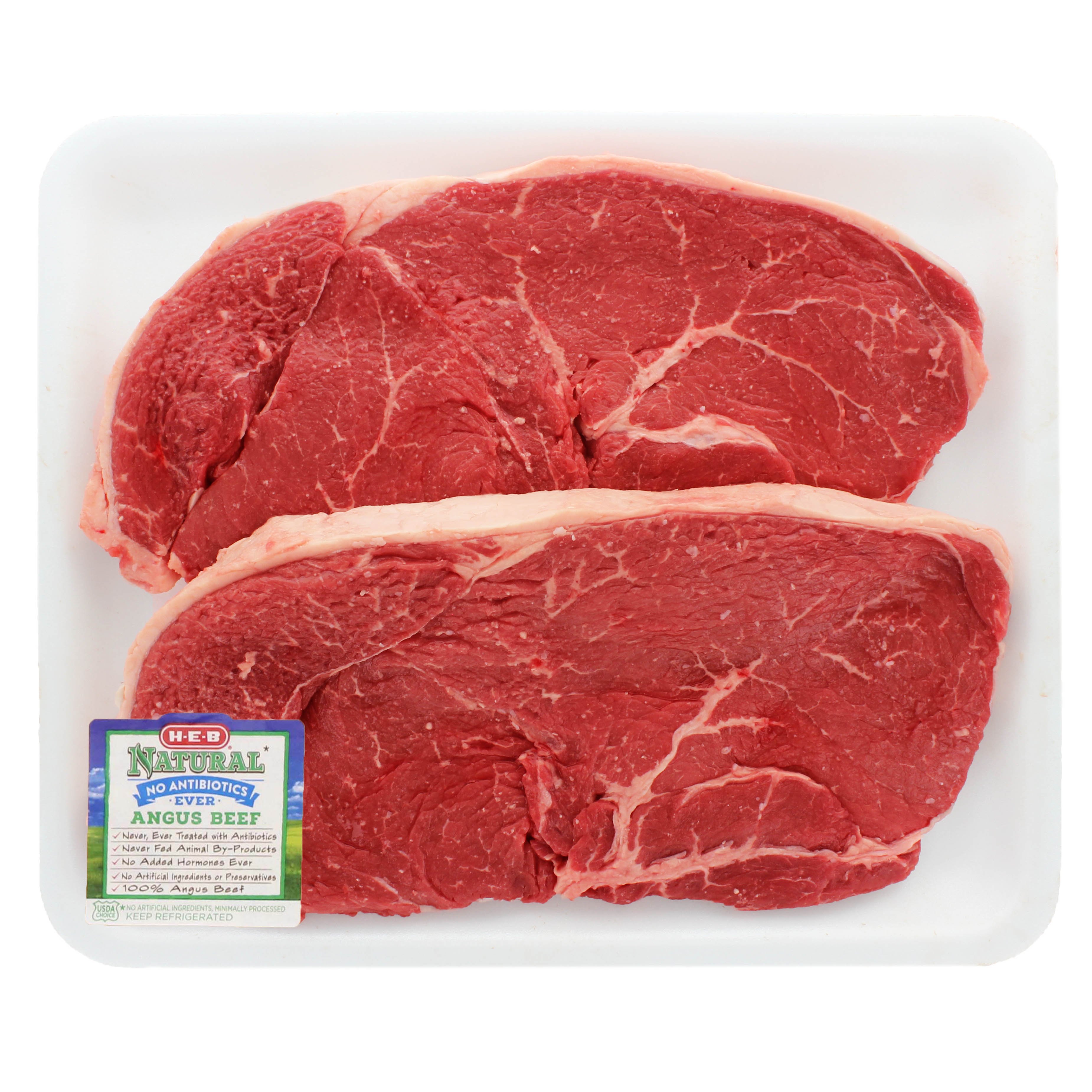 H-E-B Natural Beef Top Sirloin Steak Value Pack, USDA Choice - Shop ...