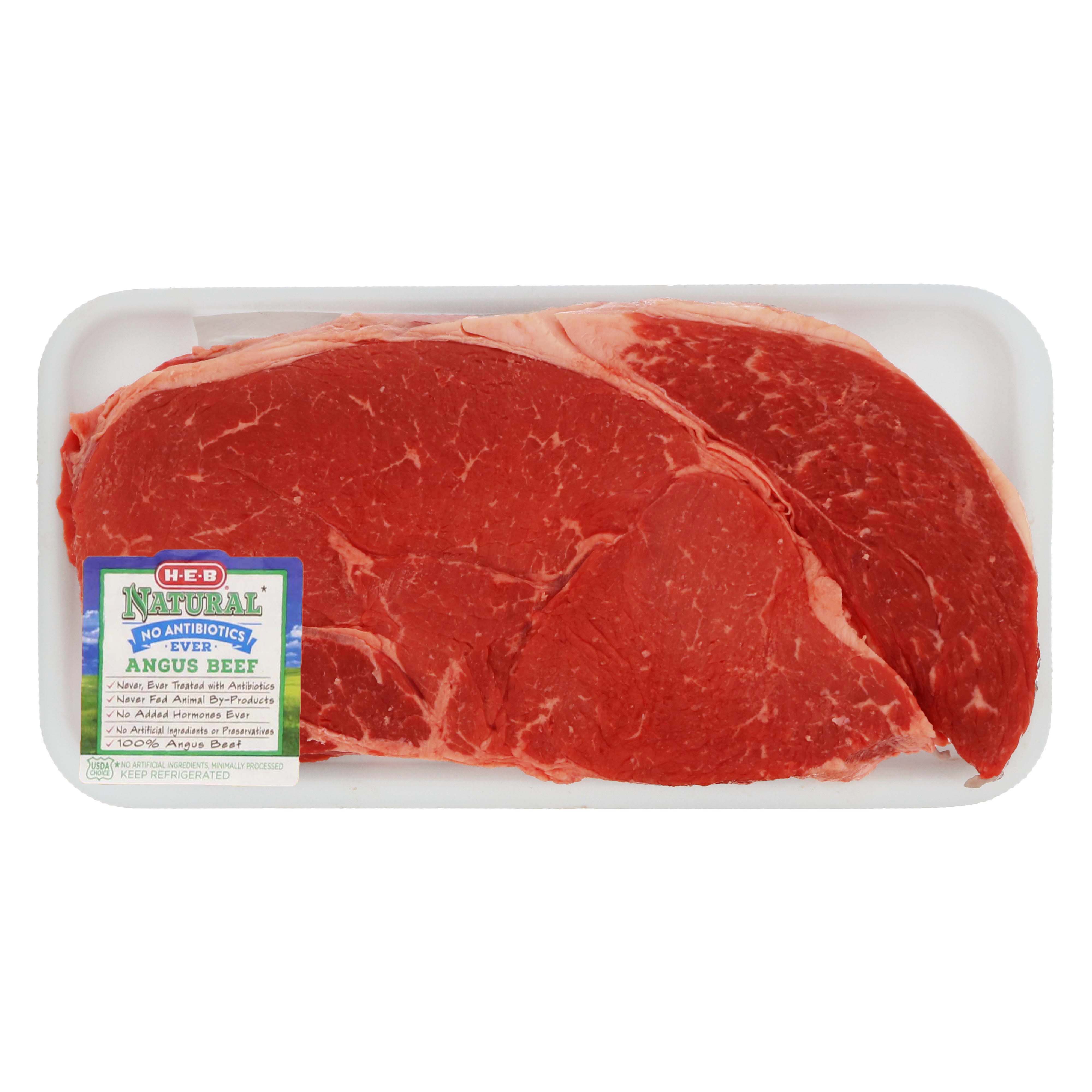 HEB Natural Beef Top Sirloin Steak, USDA Choice Shop Beef at HEB