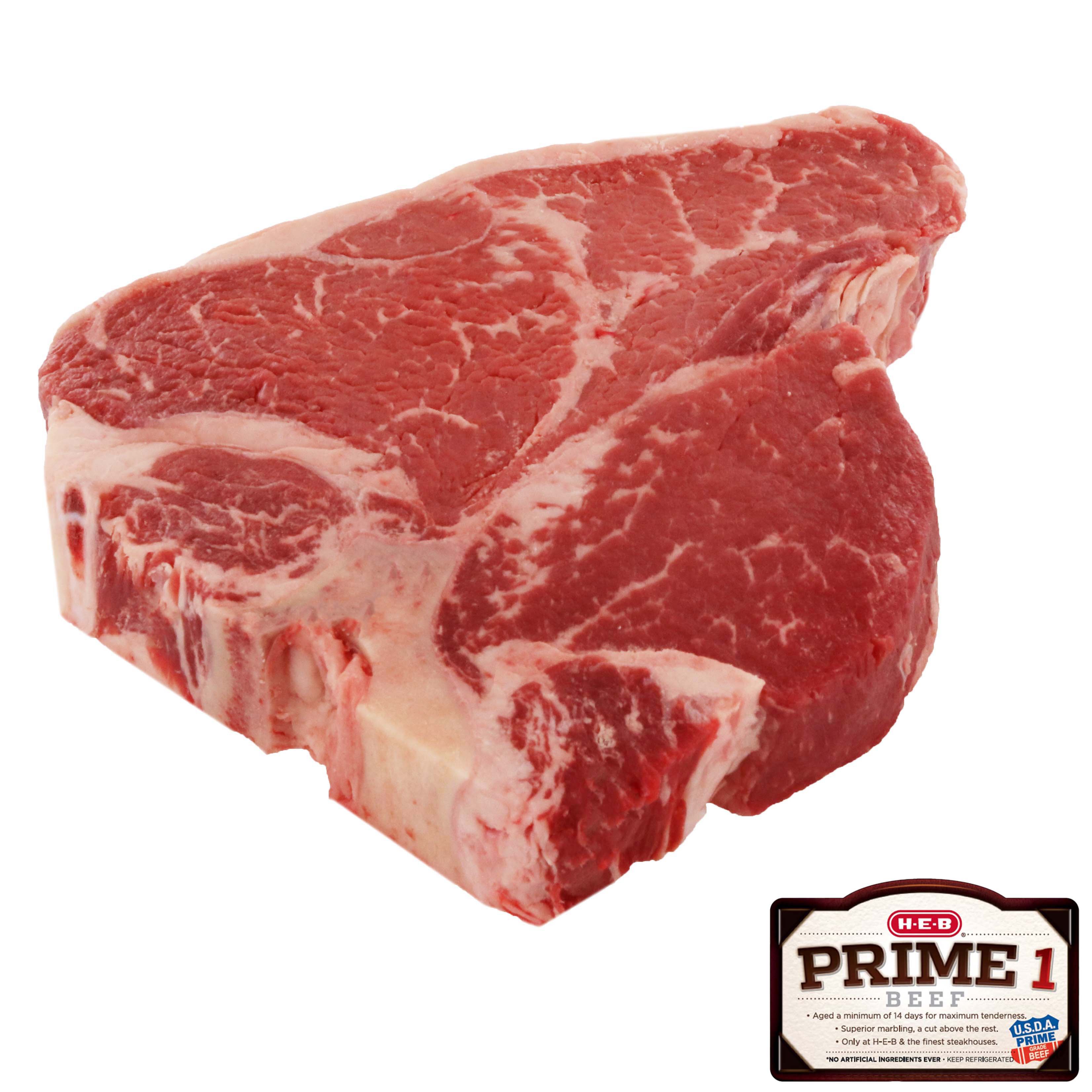 H-E-B Prime 1 Beef Porterhouse Steak USDA Prime - Shop Meat At H-E-B