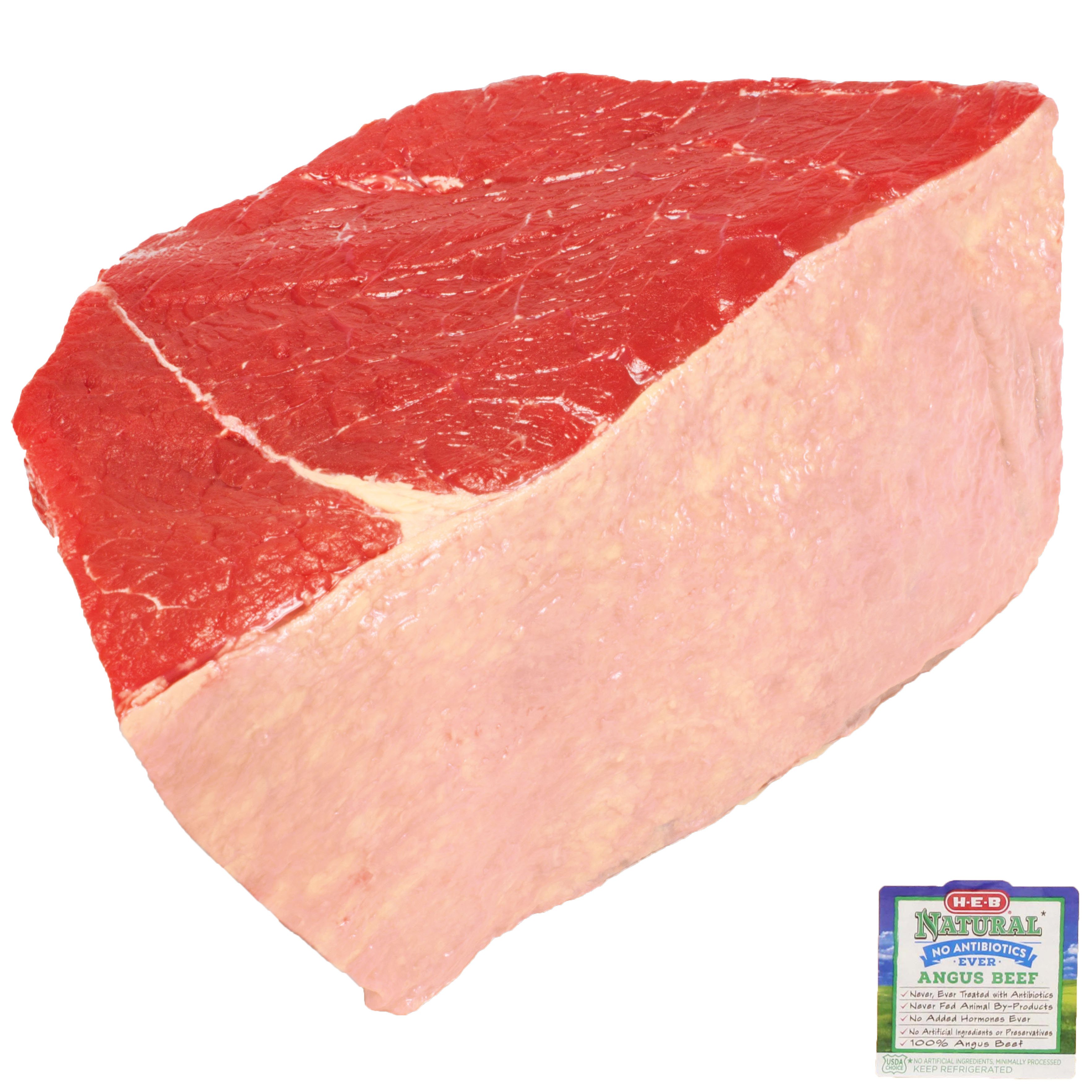 HEB Natural Beef Bottom Round Roast Boneless, USDA Choice Shop Beef