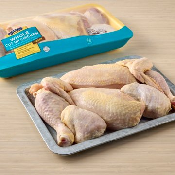 Hill Country Fare Whole Cut Up Chicken with Giblets and Neck, Avg. 4.81 lbs