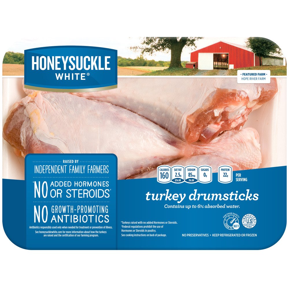 Honeysuckle White Turkey Drumsticks Shop Turkey at HEB