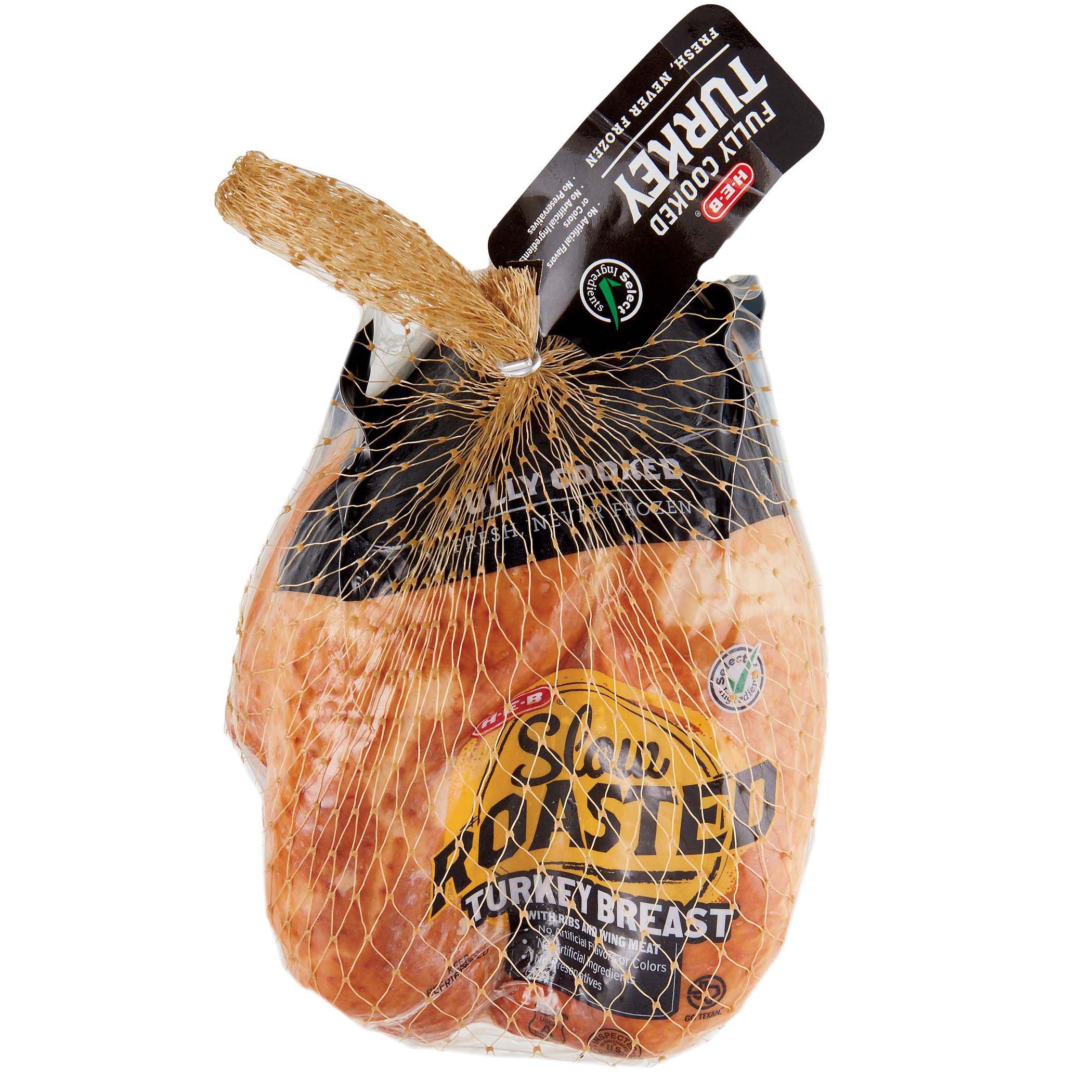 H-E-B Select Ingredients Slow Roasted Turkey Breast - Shop Turkey At H-E-B