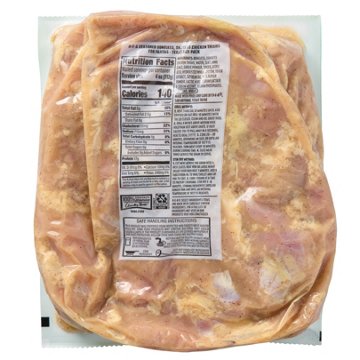 H-E-B Seasoned Chicken Thighs for Fajitas - Texas-Size Pack, Avg. 3.85 lbs