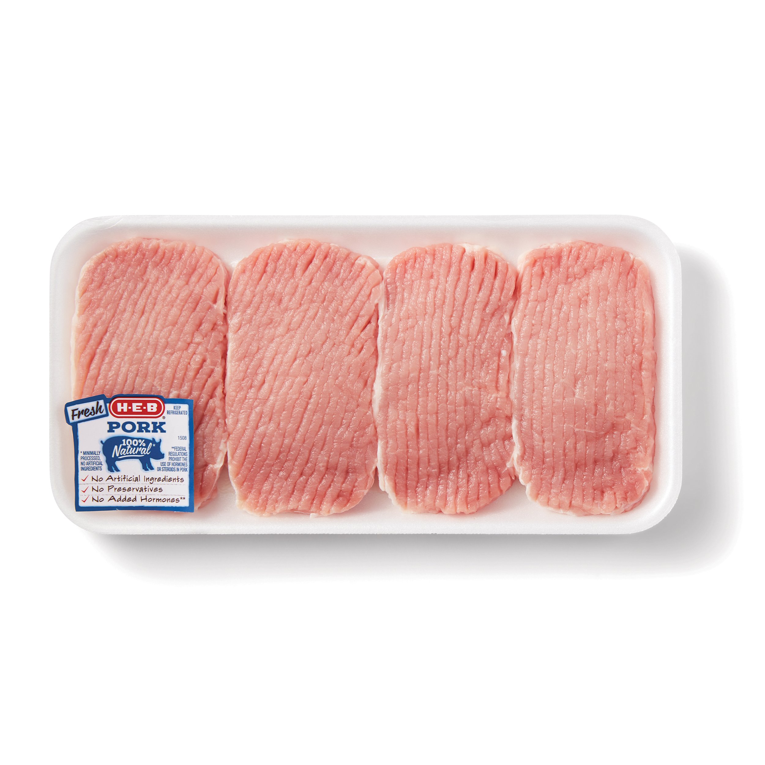 HEB Pork Center Loin Chops Boneless Tenderized Shop Pork at HEB