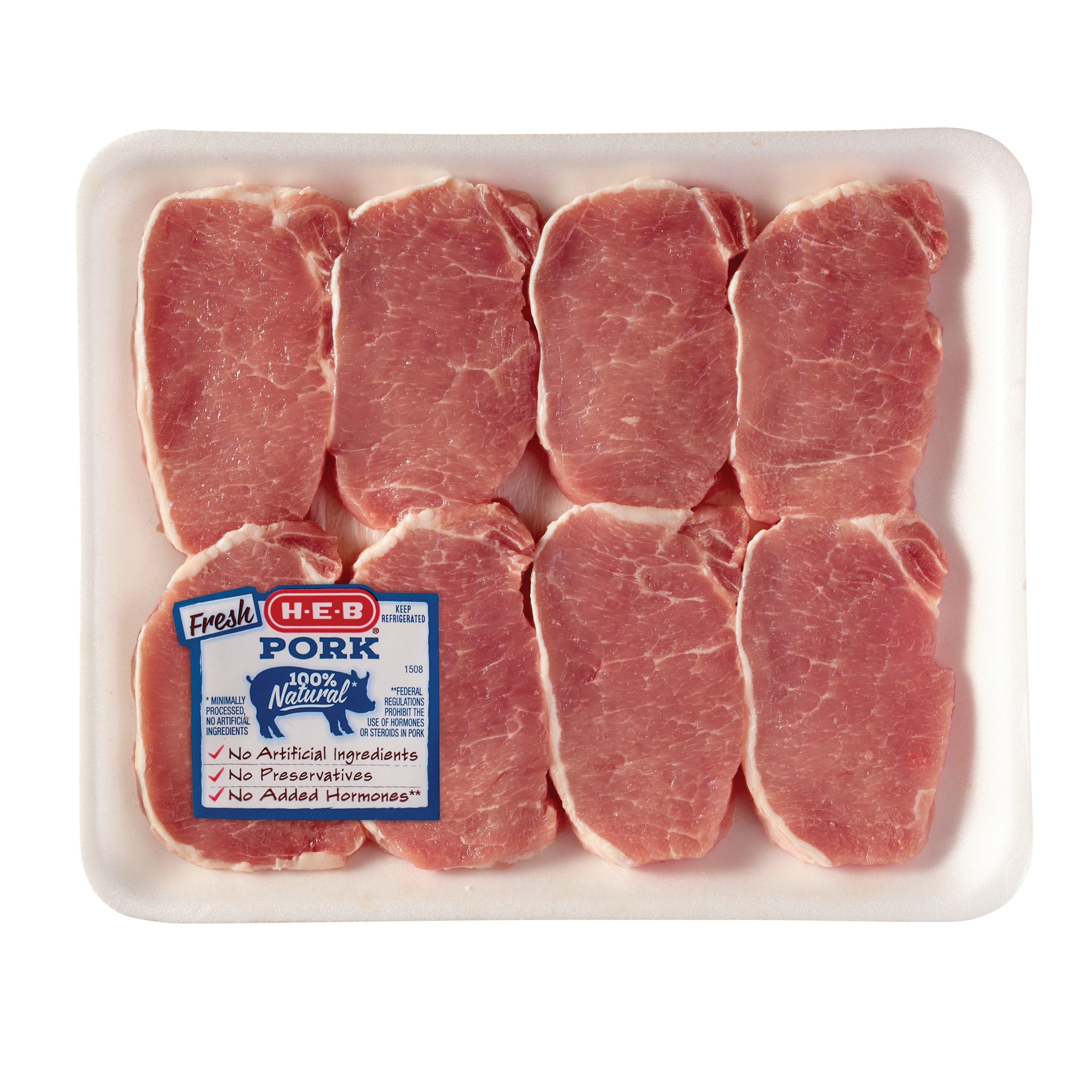 H-E-B Pork Center Loin Chops Boneless Value Pack - Shop Pork At H-E-B