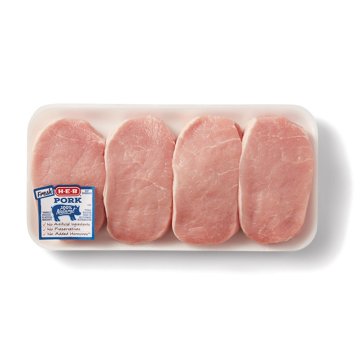 H-E-B Boneless Center Loin Pork Chops, Thick Cut, Avg. 1.5 lbs