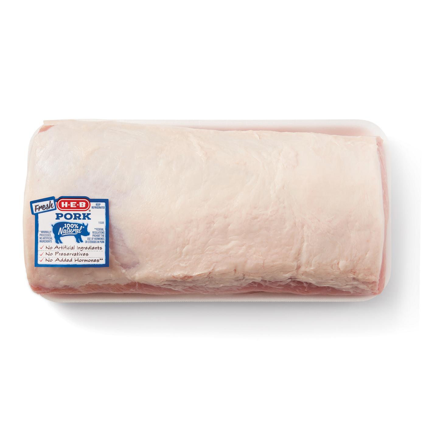 H-E-B Boneless Center Cut Pork Loin Roast; image 1 of 2