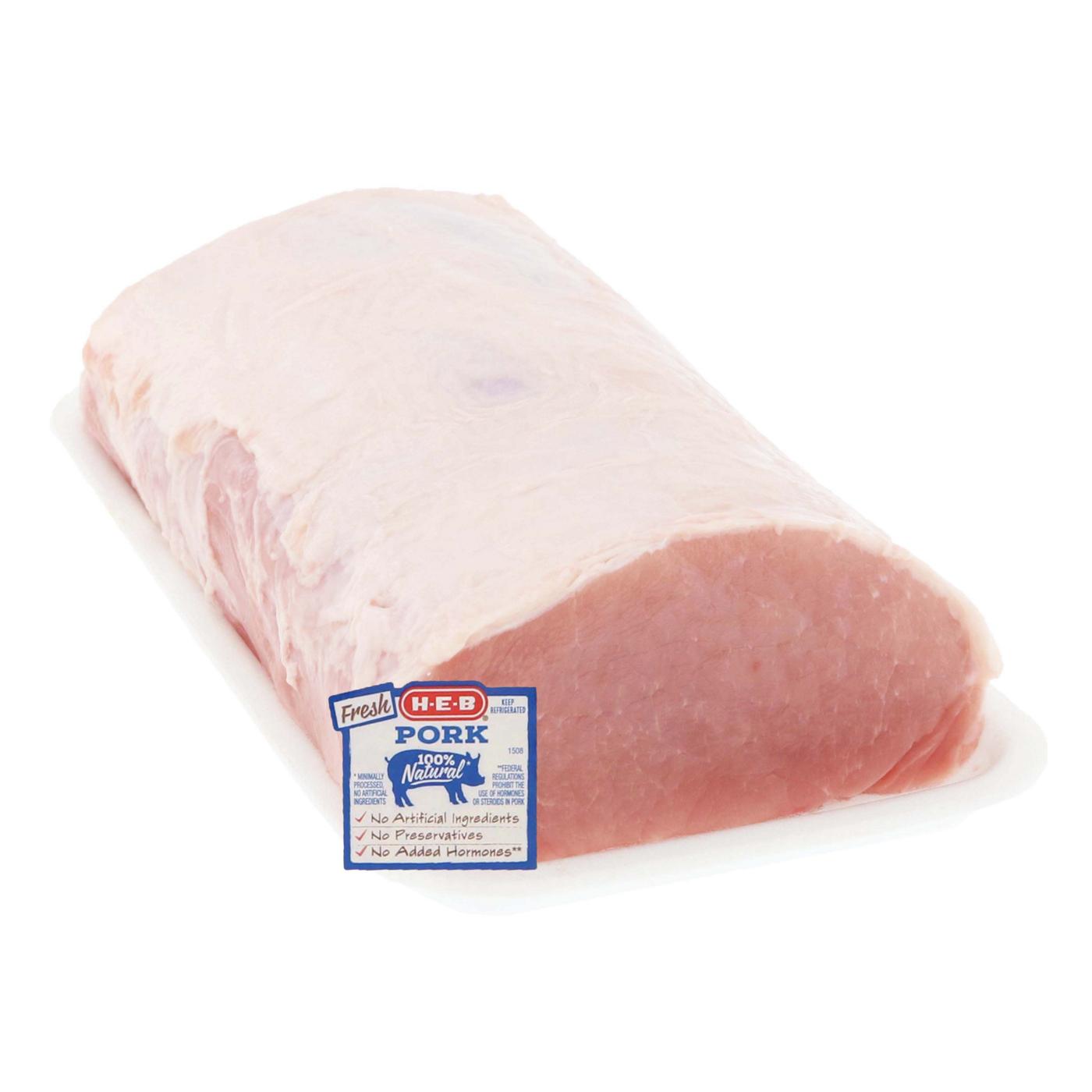 H-E-B Boneless Center Cut Pork Loin Roast; image 2 of 2