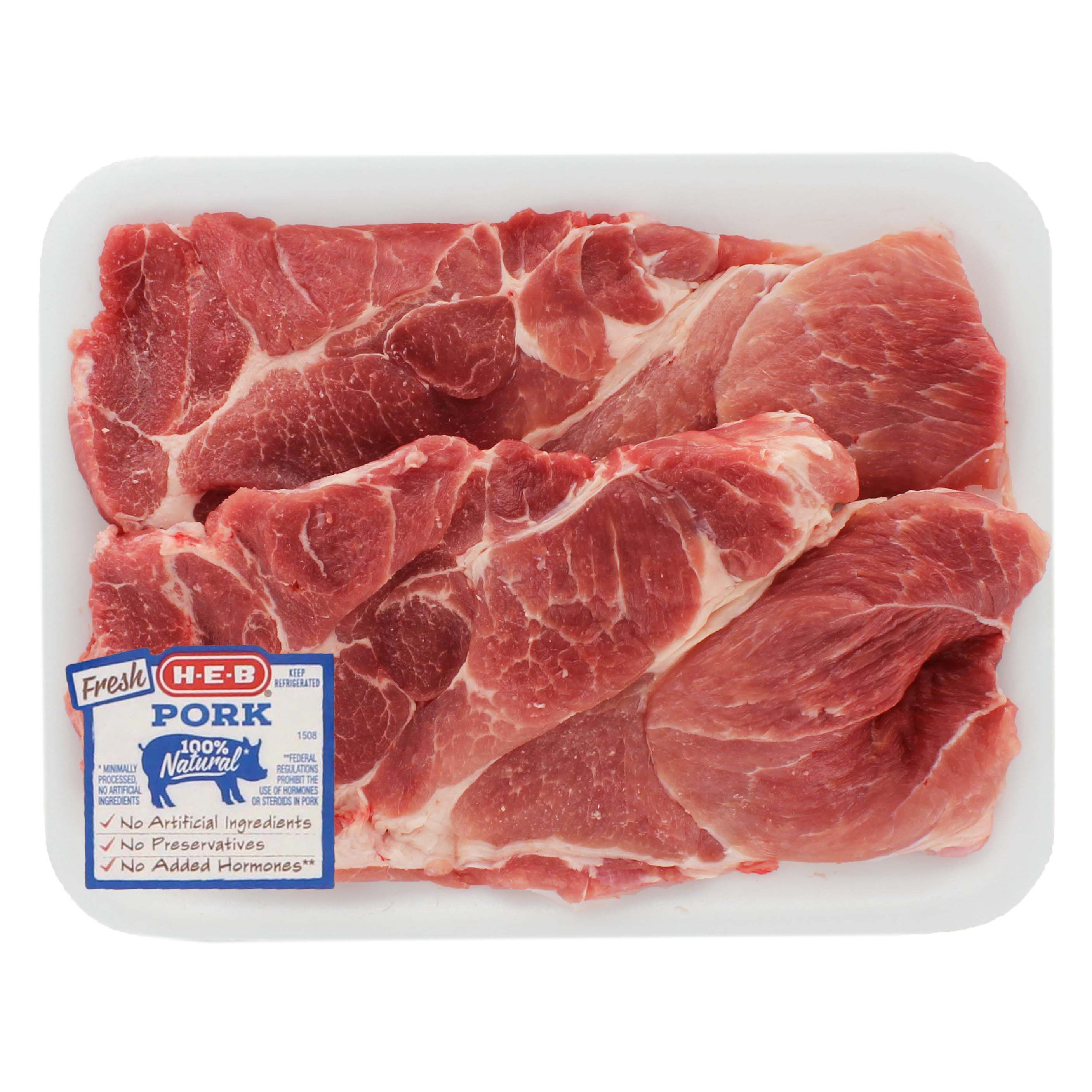 H-E-B Pork Steak Boneless - Shop Pork At H-E-B