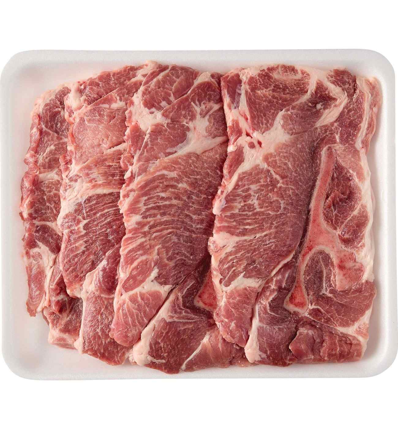 H-E-B Bone-in Boston Butt Pork Steaks - Value Pack; image 2 of 2