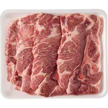 H-E-B Bone-in Boston Butt Pork Steaks - Value Pack, Avg. 2.52 lbs
