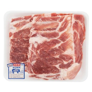 H-E-B Pork Spareribs - Value Pack, Avg. 3.96 lbs