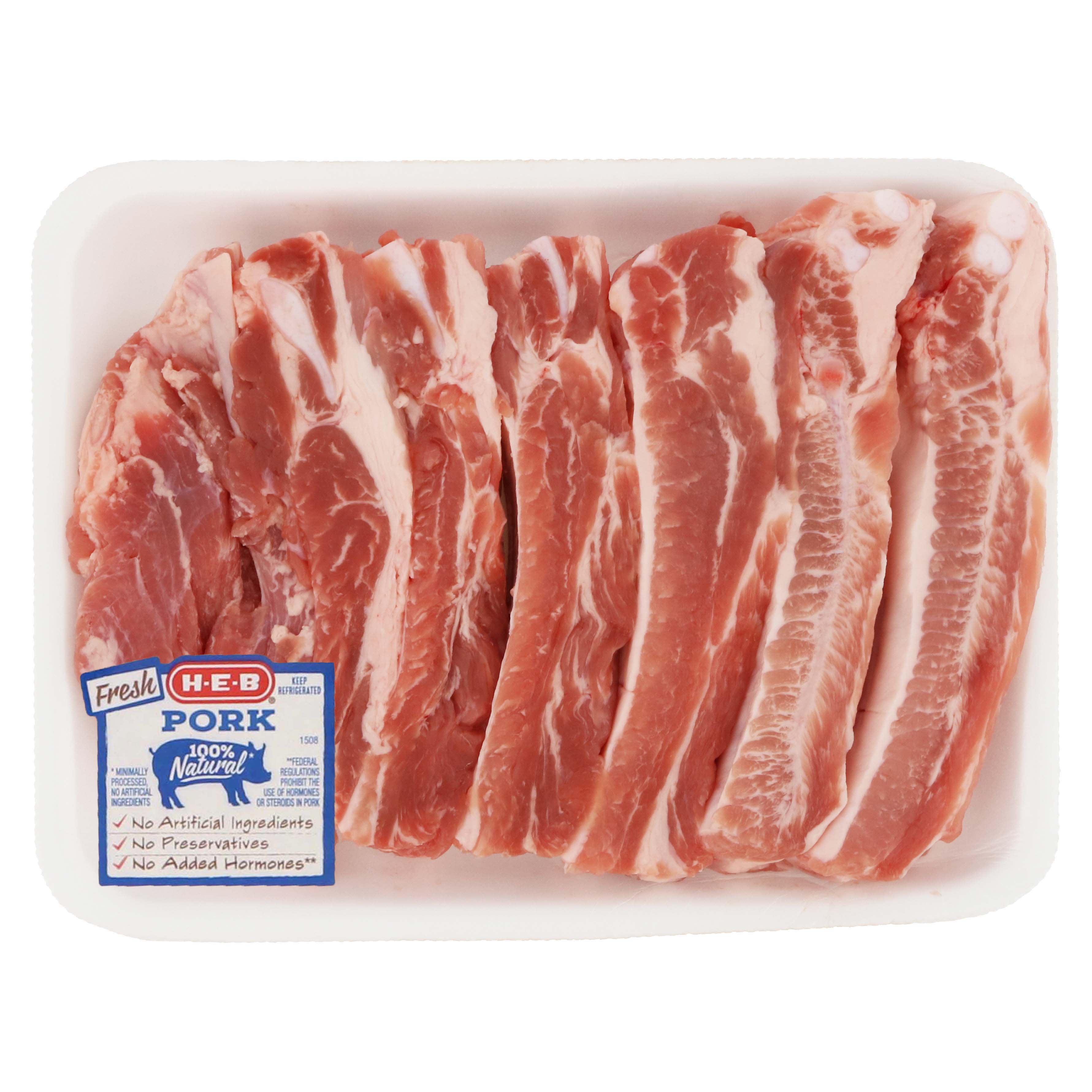 H-E-B Pork Finger Ribs - Shop Pork At H-E-B