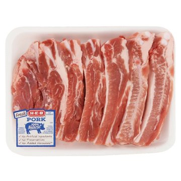 H-E-B Pork Finger Ribs, Avg. 1.61 lbs