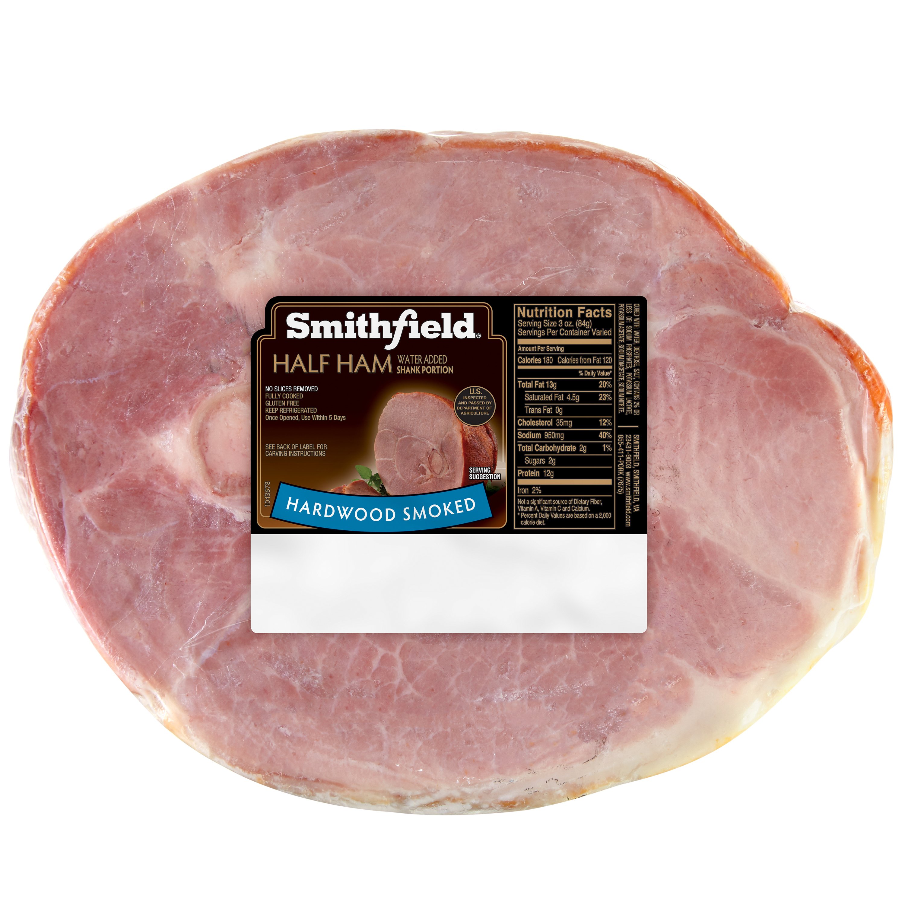 Smithfield Shank Ham Portion Shop Pork At H E B