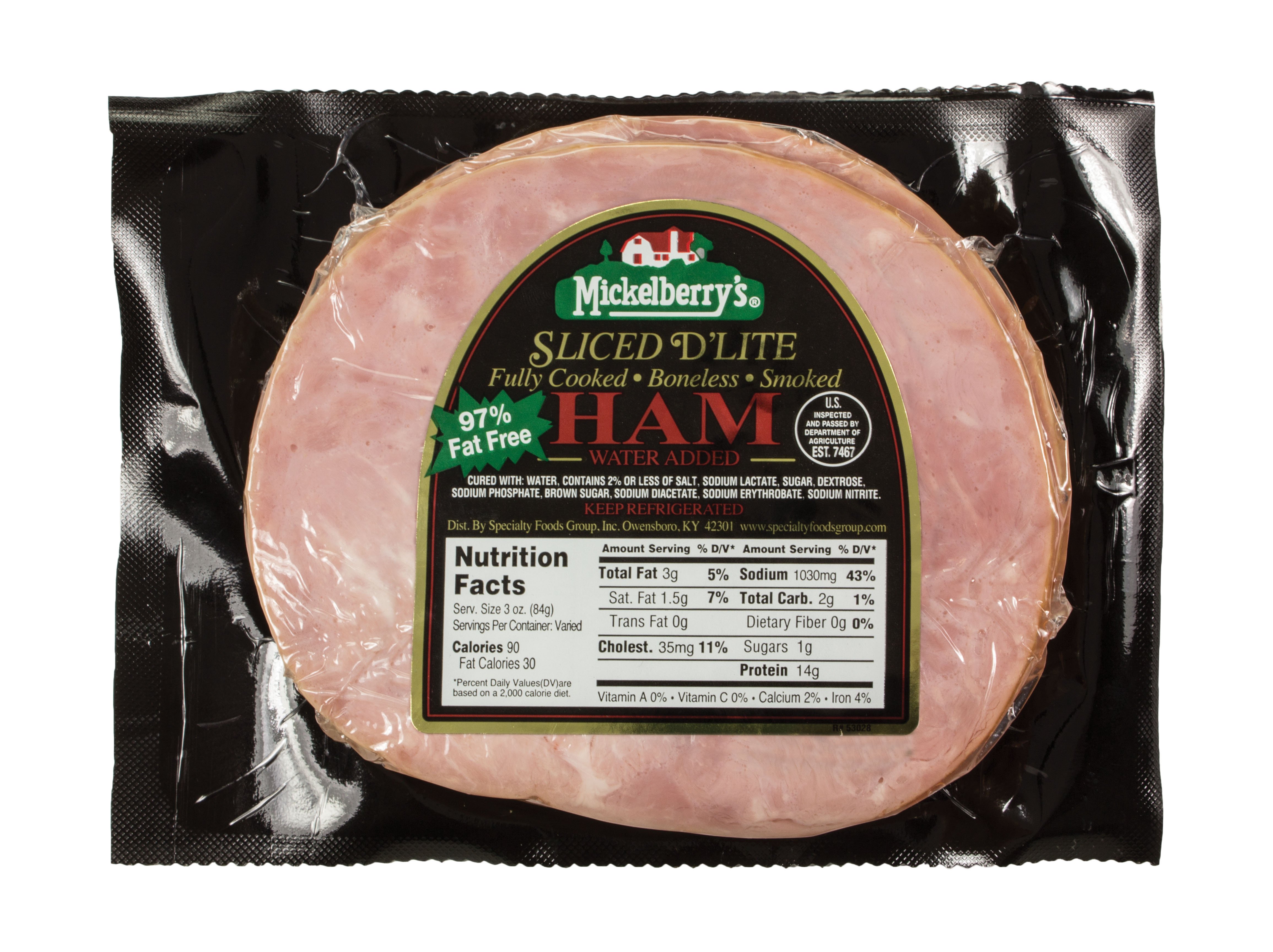 Mickelberry's Sliced D'Lite Ham Slices Shop Meat at HEB