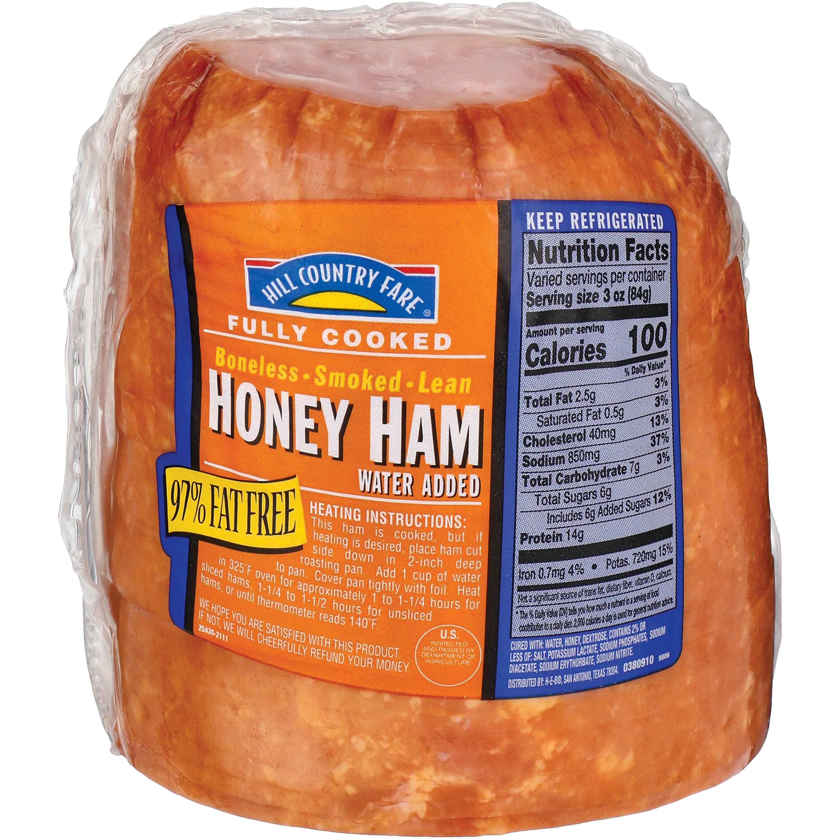 honey ham calories