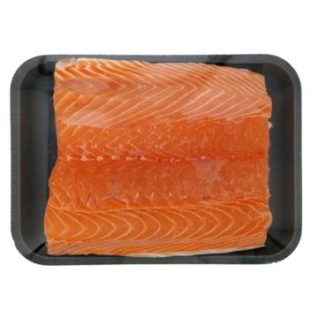 Fresh Atlantic Salmon Fillet Tray Pack, Farm Raised, Avg. 1.0 lb