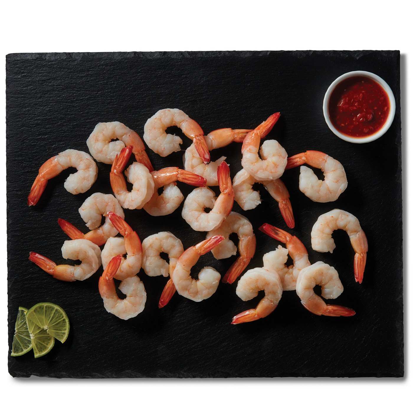 H-E-B Fish Market Tail-On Jumbo White Cooked Shrimp, 26 - 30 ct/lb ...