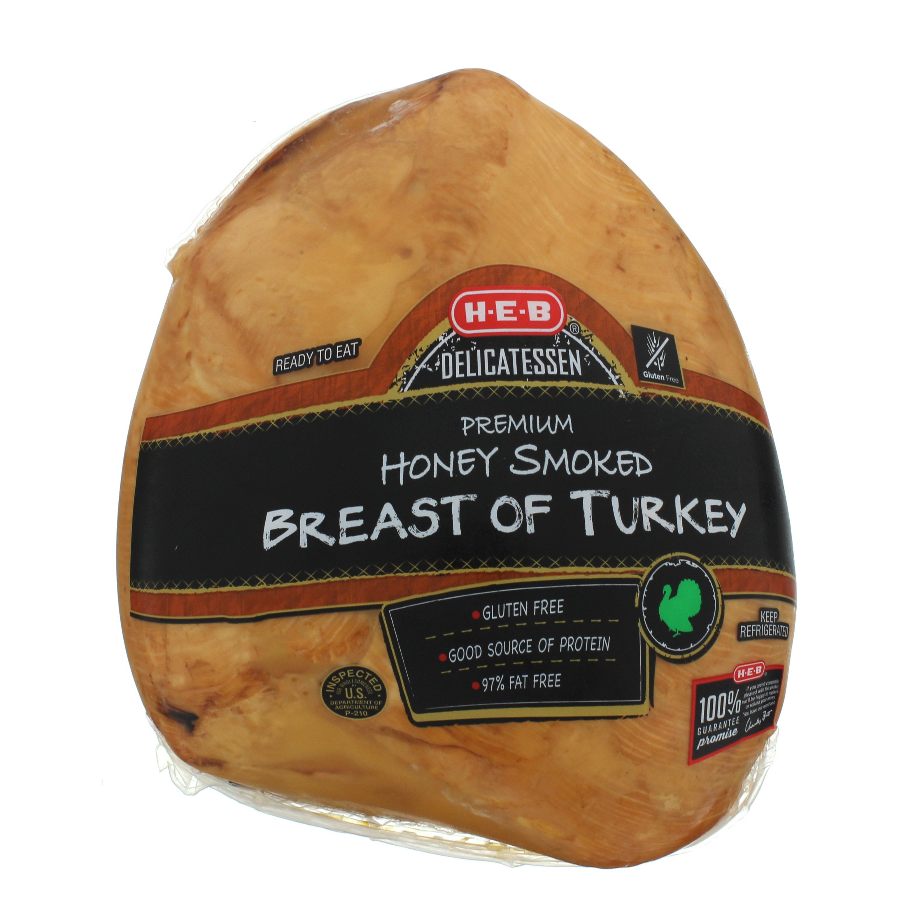 H-E-B Honey Smoked Breast Of Turkey, Sliced - Shop Meat At H-E-B