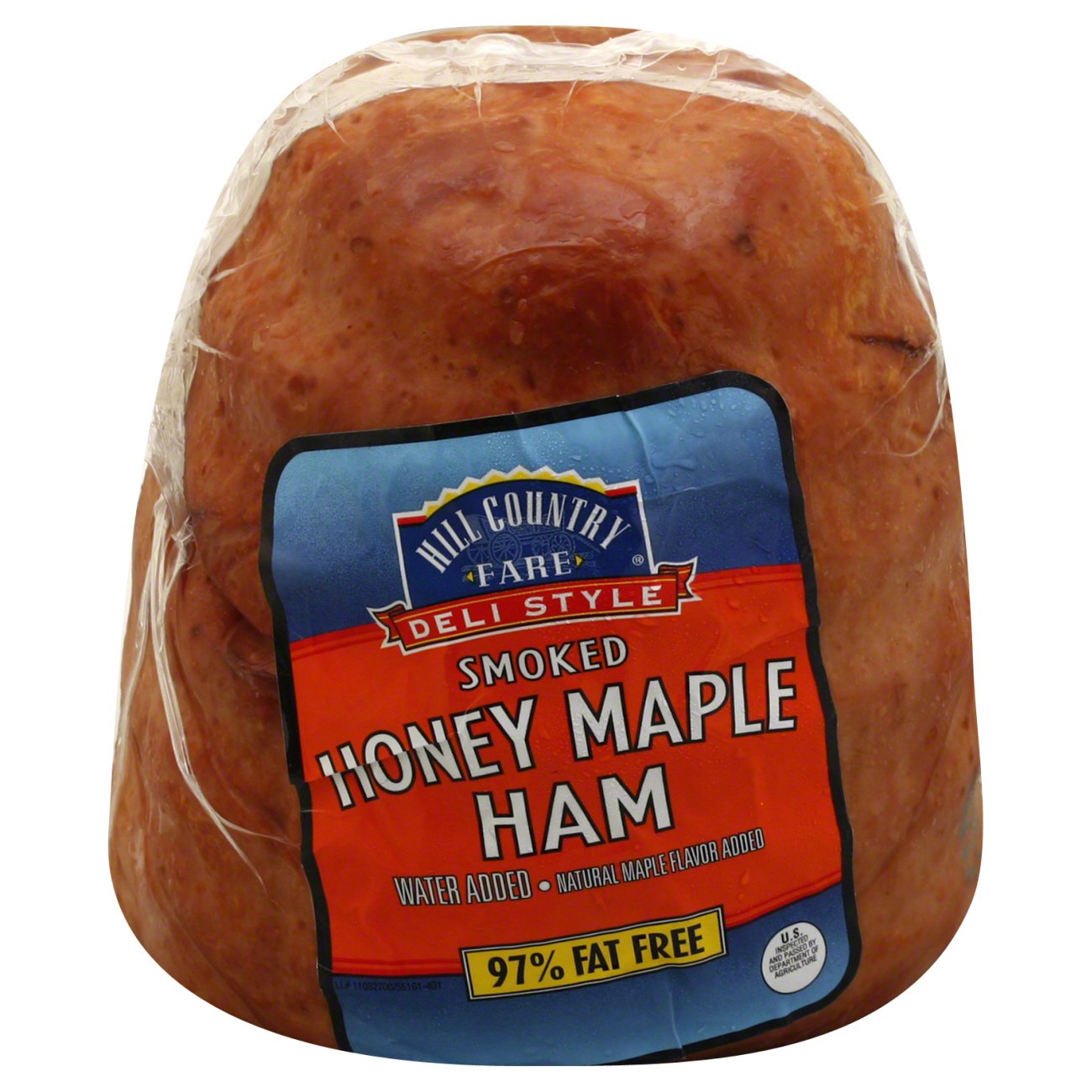 Hill Country Fare Deli Style Smoked Honey Maple Ham, Sliced Shop Meat