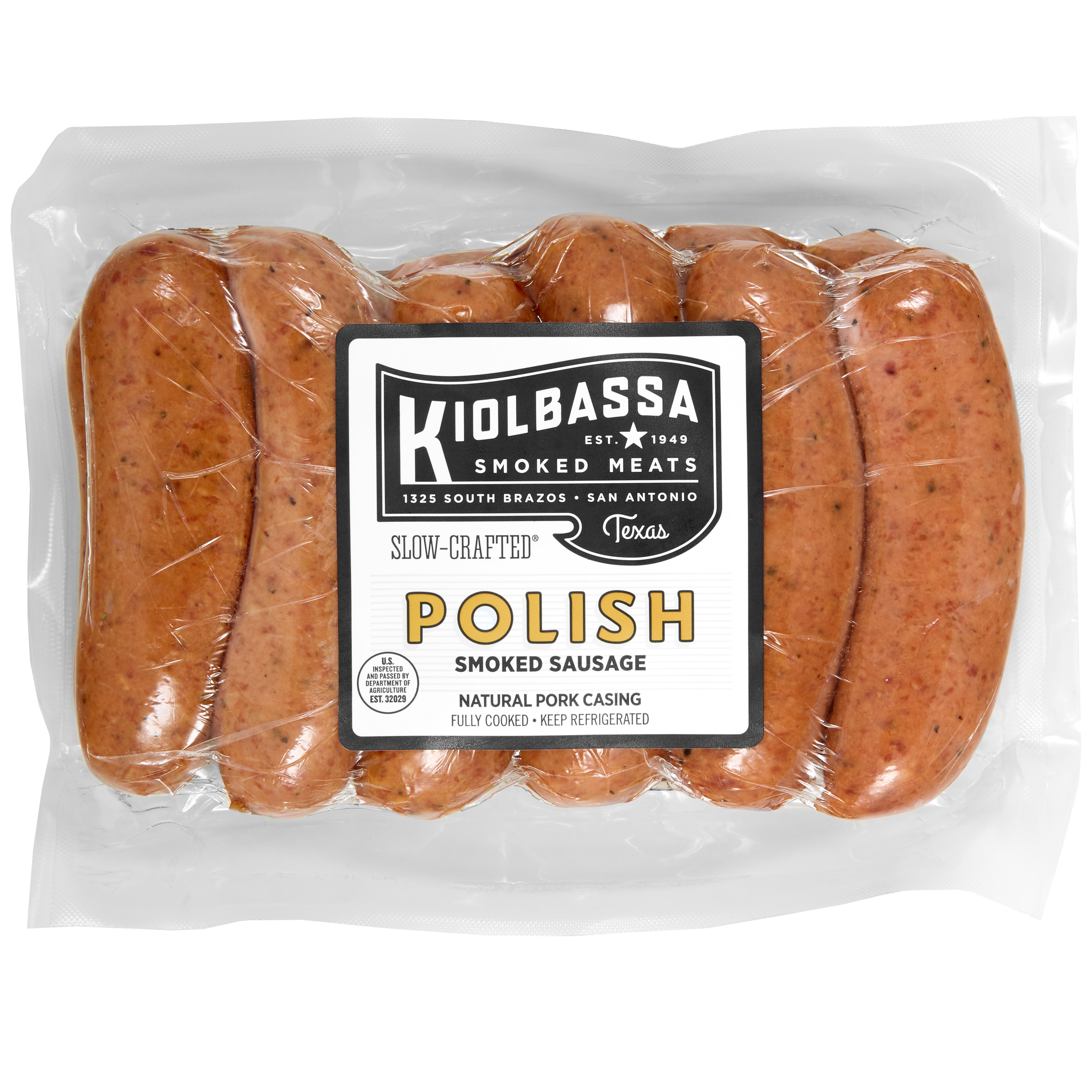 Kiolbassa Polish Smoked Sausage Shop Sausage at HEB