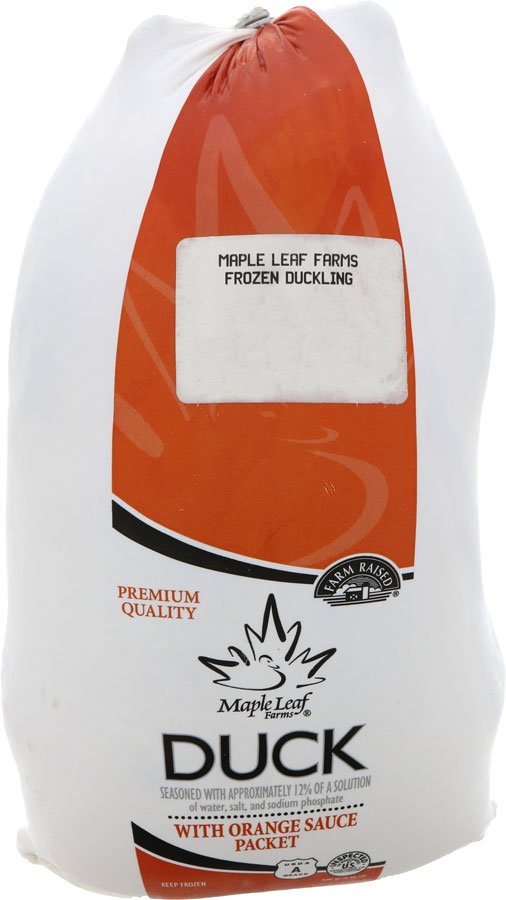 Air-Chilled Orvia Whole Duck, Frozen 4.75-5 LB average