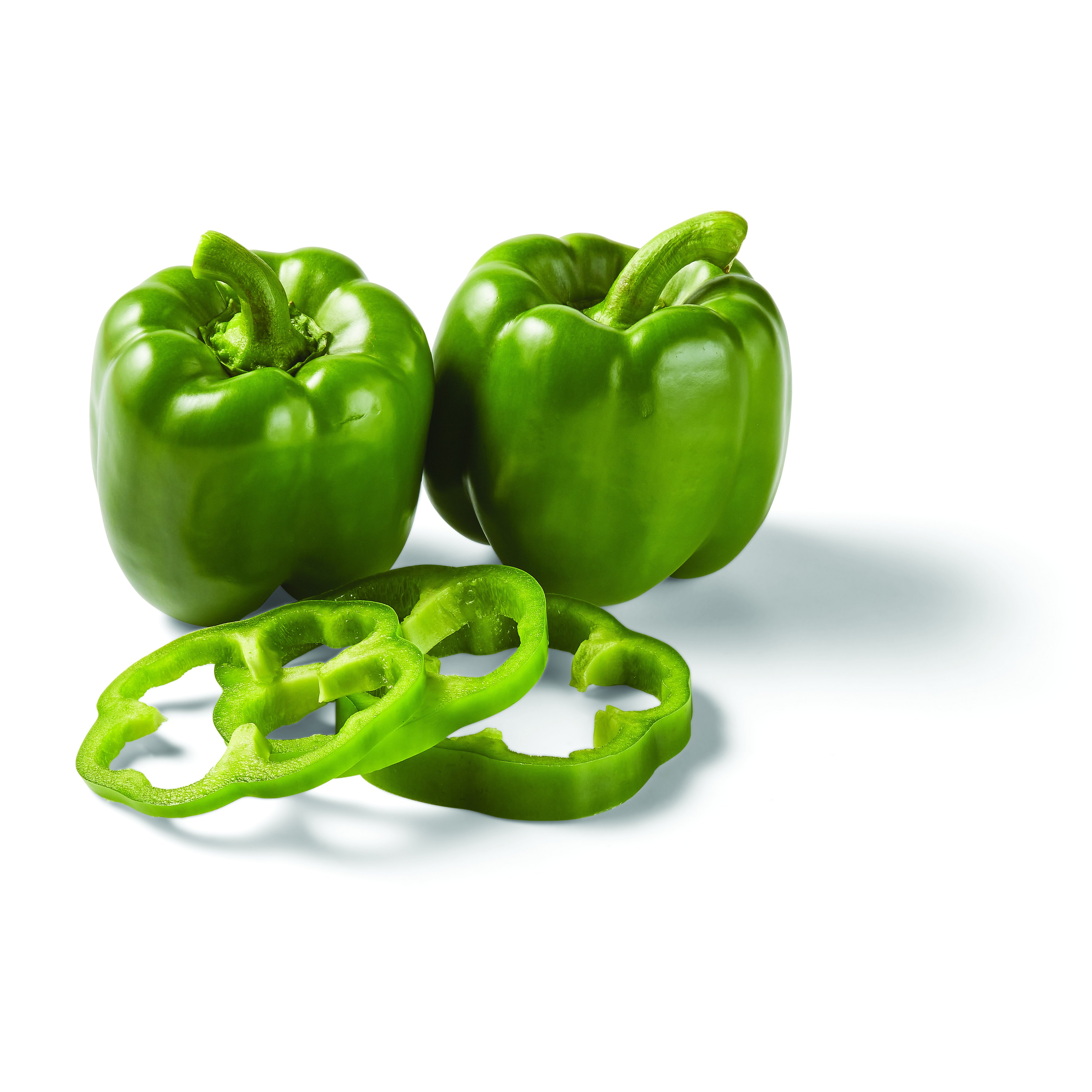 . Box of Green Bell Peppers, 20 Lbs