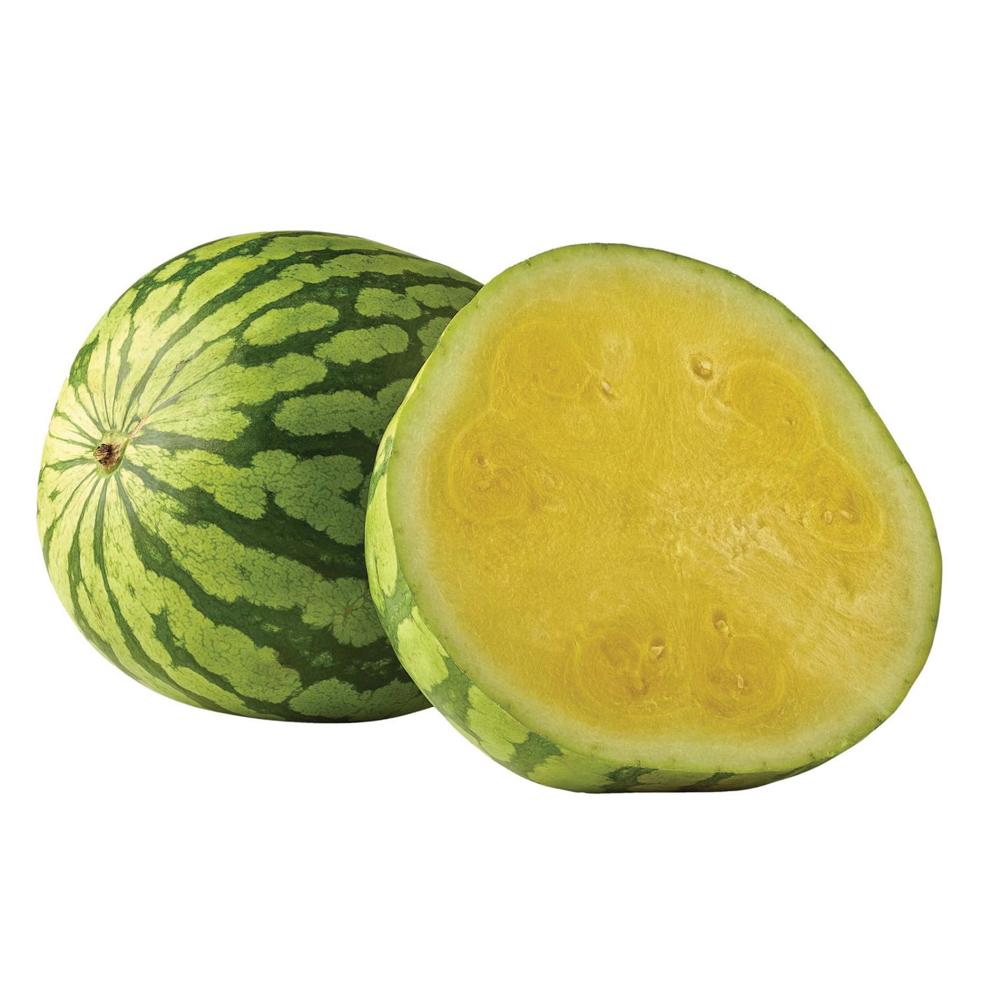 yellow seedless watermelon