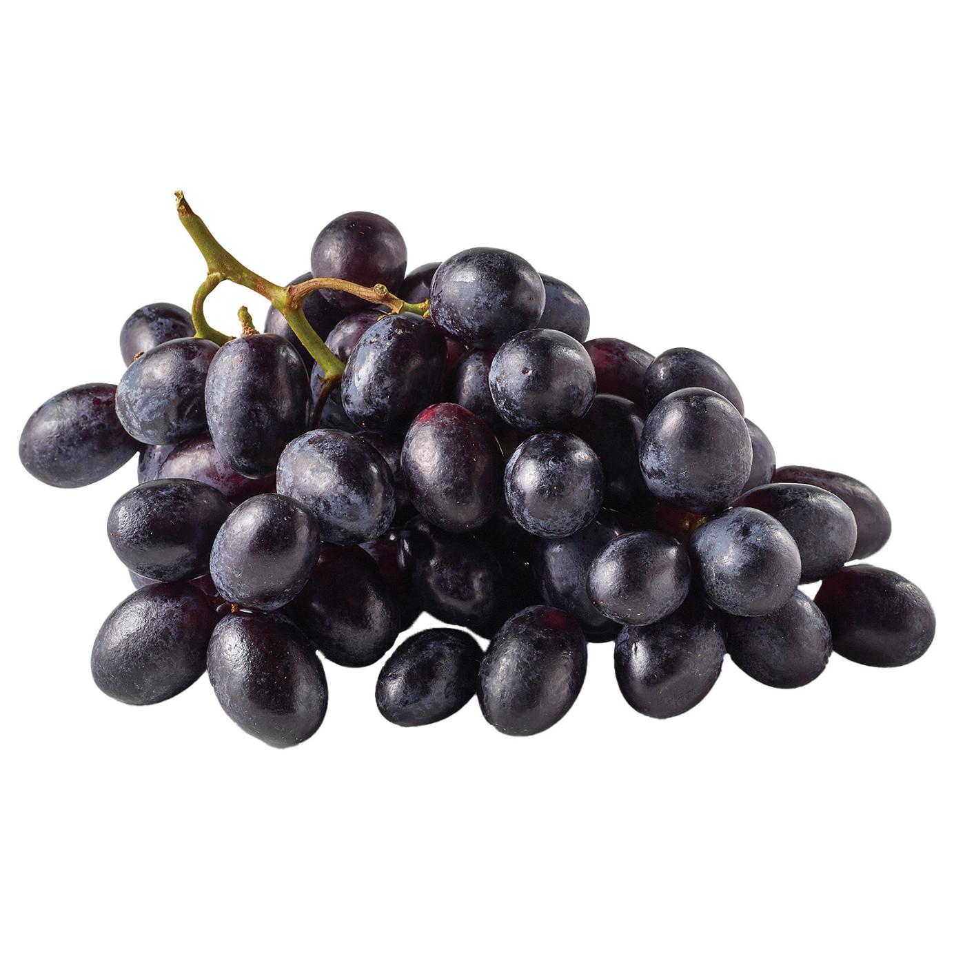 Fresh Seedless Black Grapes; image 2 of 2