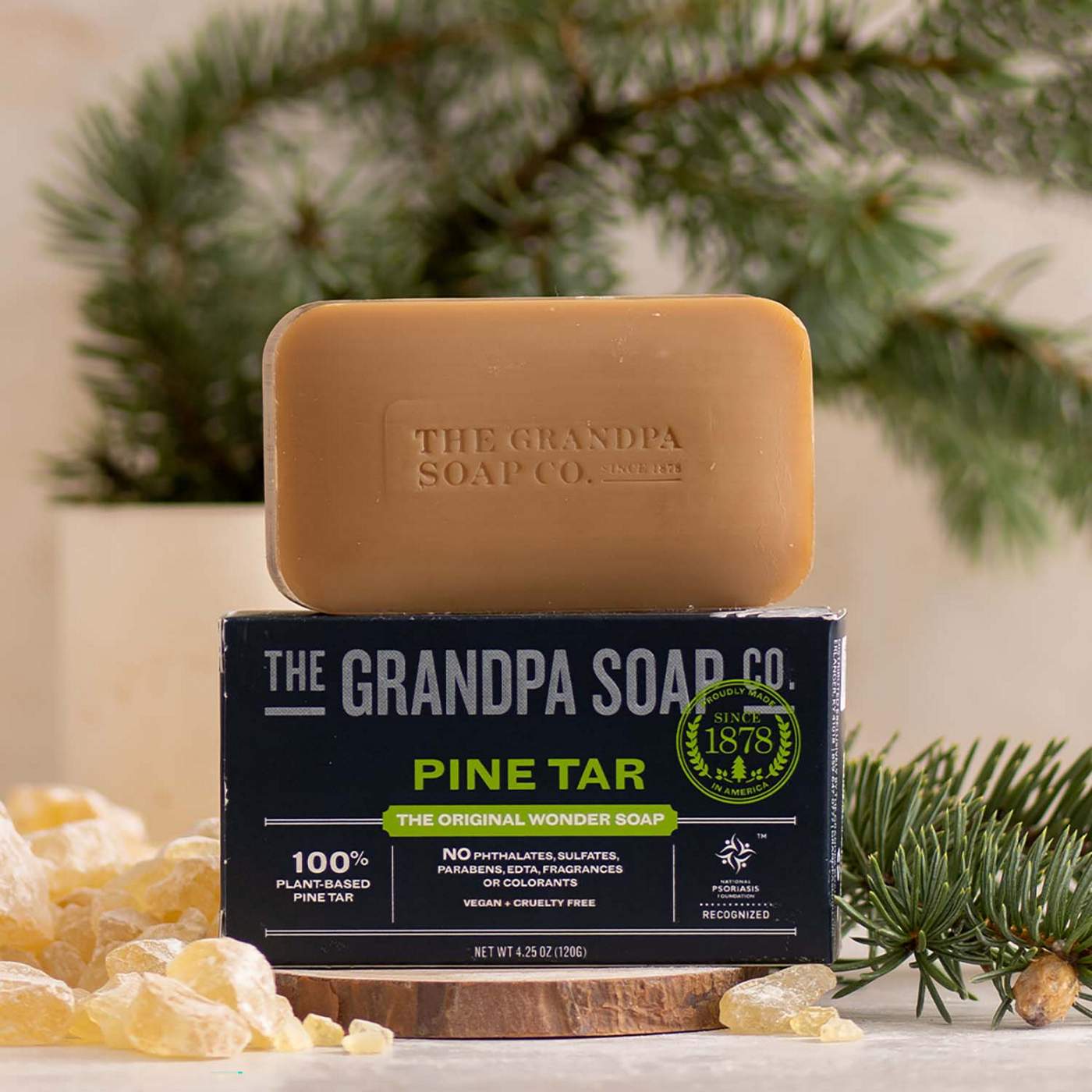 The Grandpa Soap Co. Wonder Pine Tar Soap; image 5 of 6