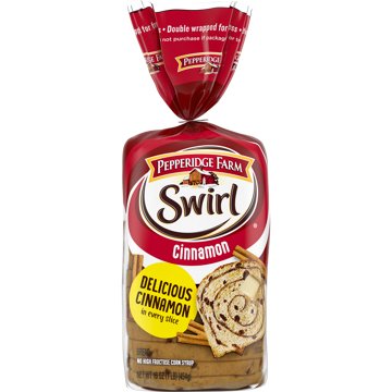 Pepperidge Farm Cinnamon Swirl Breakfast Sliced Bread, 16 oz