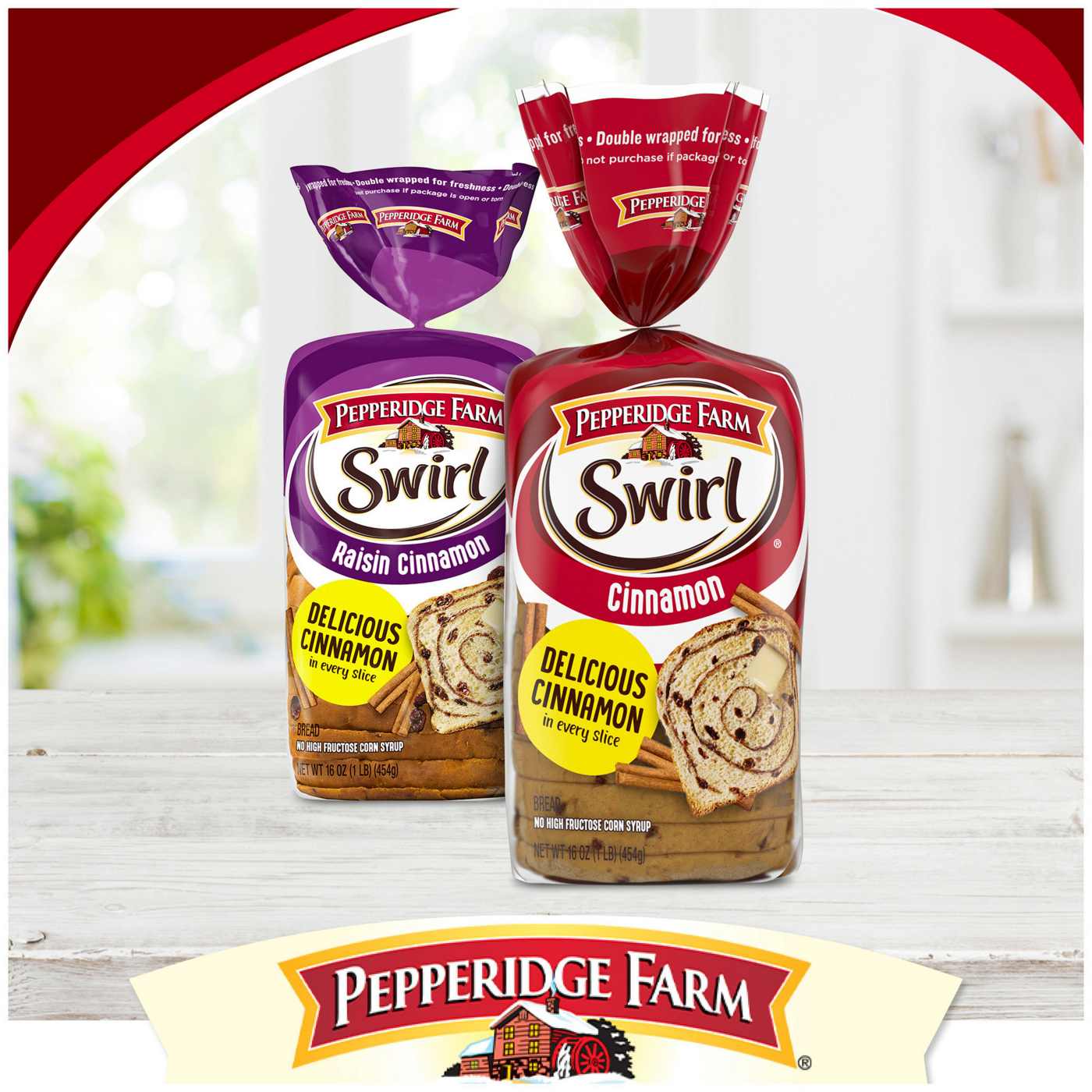 Pepperidge Farm Cinnamon Swirl Breakfast Sliced Bread; image 2 of 9