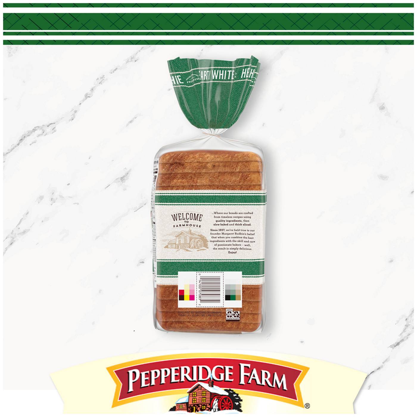 Pepperidge Farm Farmhouse Hearty White Bread; image 3 of 9