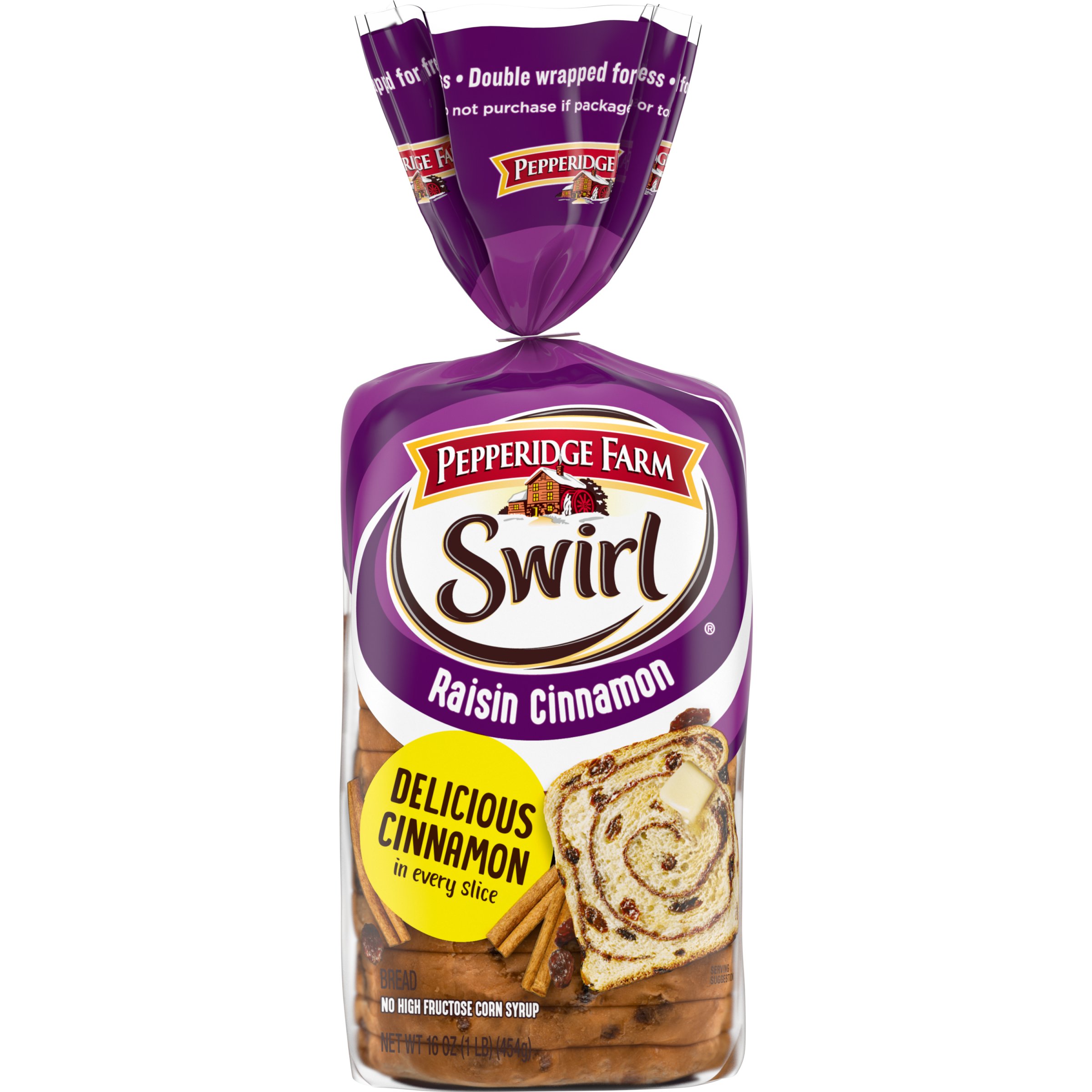 Pepperidge Farm Raisin Cinnamon Swirl Breakfast Bread Shop Sliced