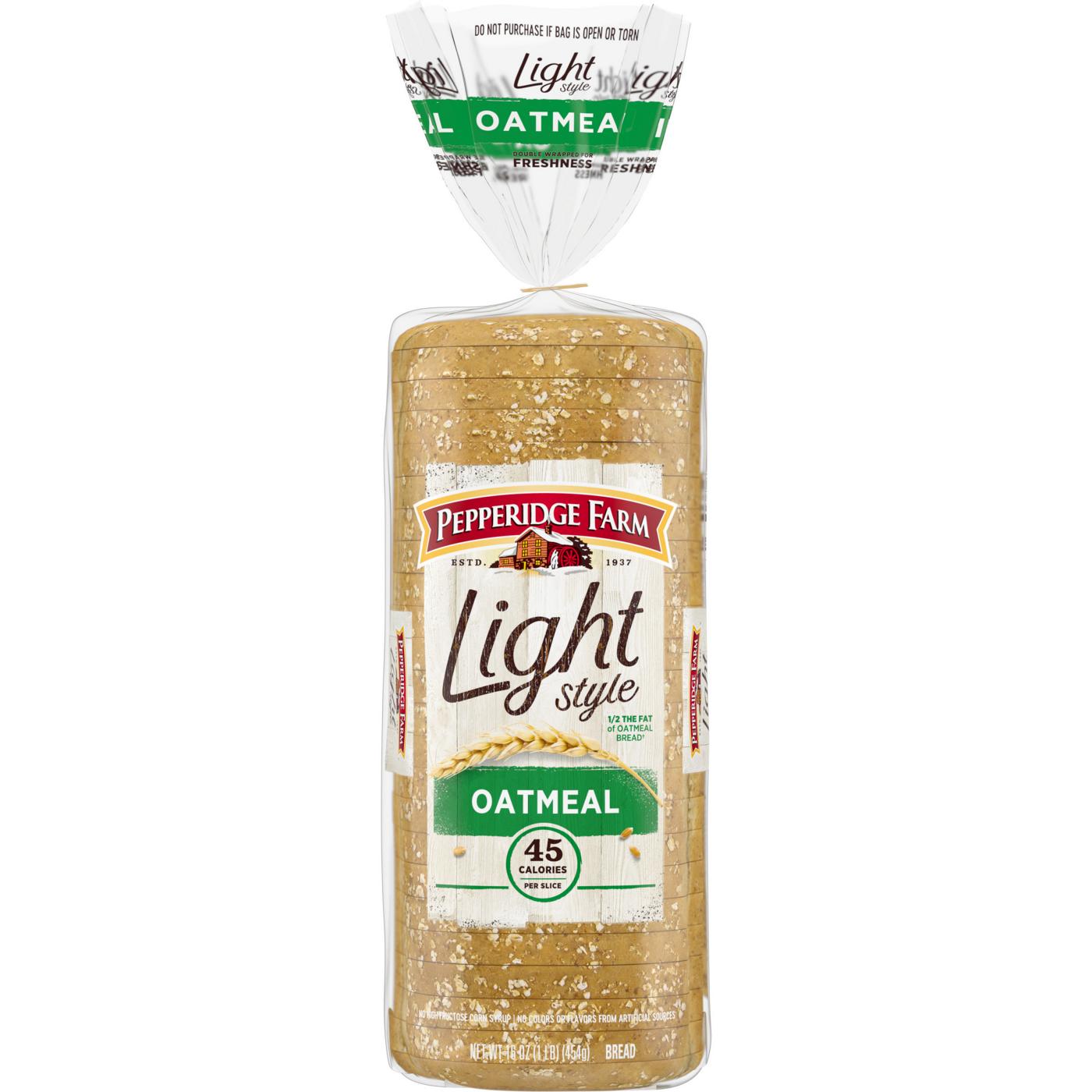 Pepperidge Farm Light Style Oatmeal Bread; image 1 of 6