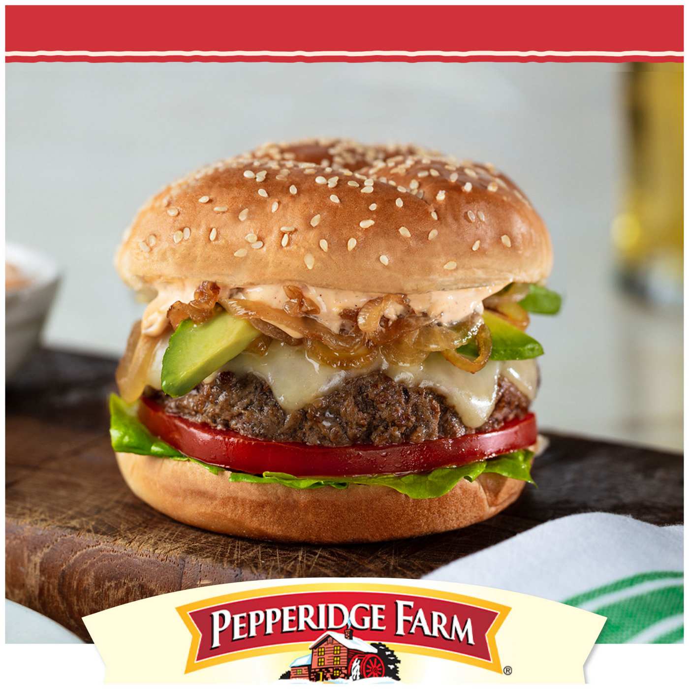 Pepperidge Farm Sesame Topped Hamburger Buns; image 3 of 9