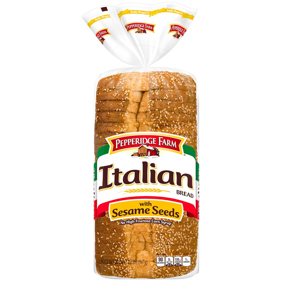 Pepperidge Farm Sliced Italian Bread with Sesame Seeds - Shop Bread at ...