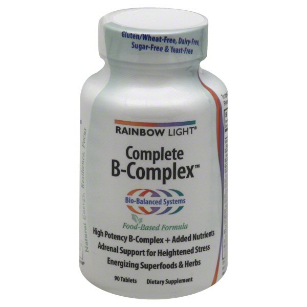 Rainbow Light Complete B-Complex Food Based Formula Tablets - Shop ...